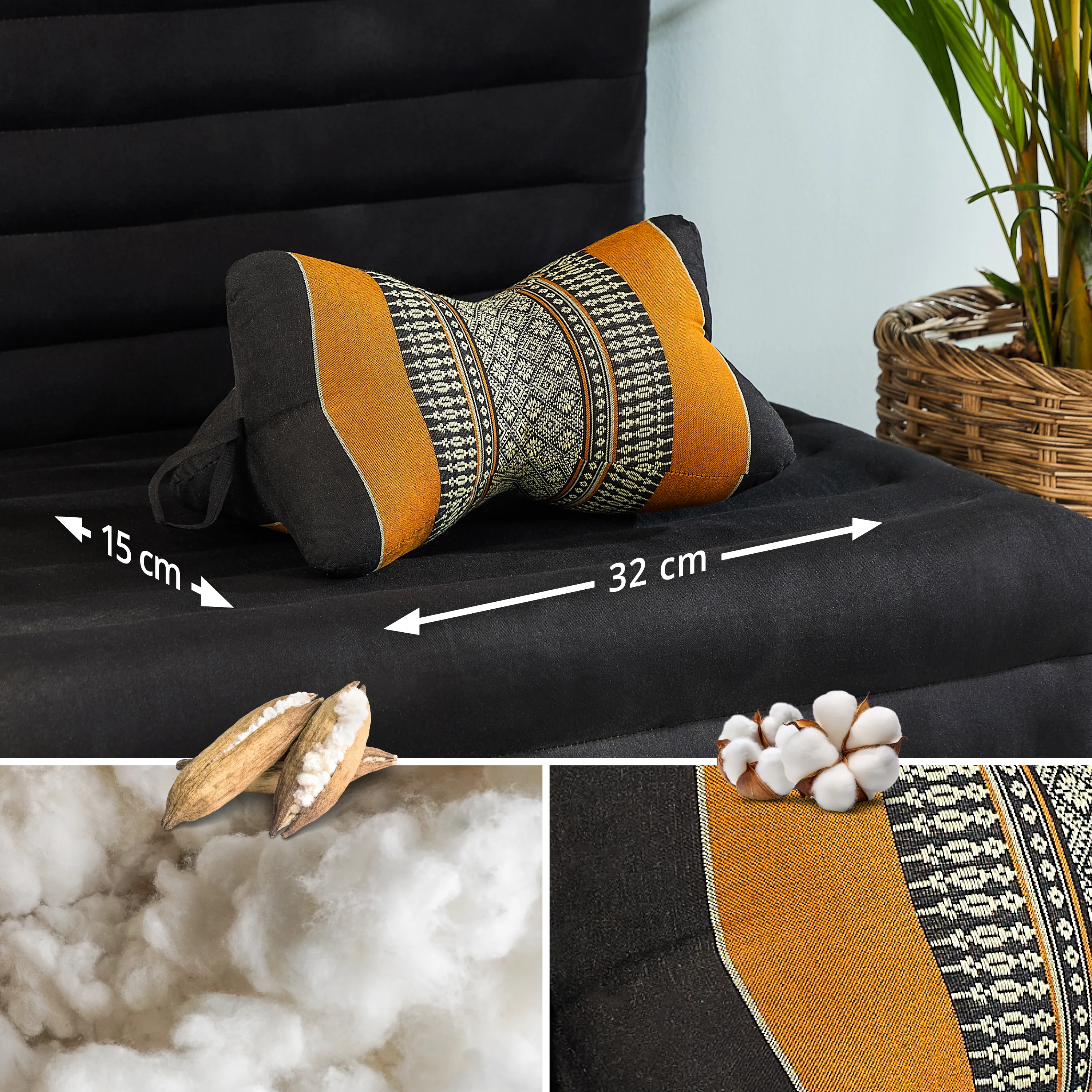 Coussin os en kapok