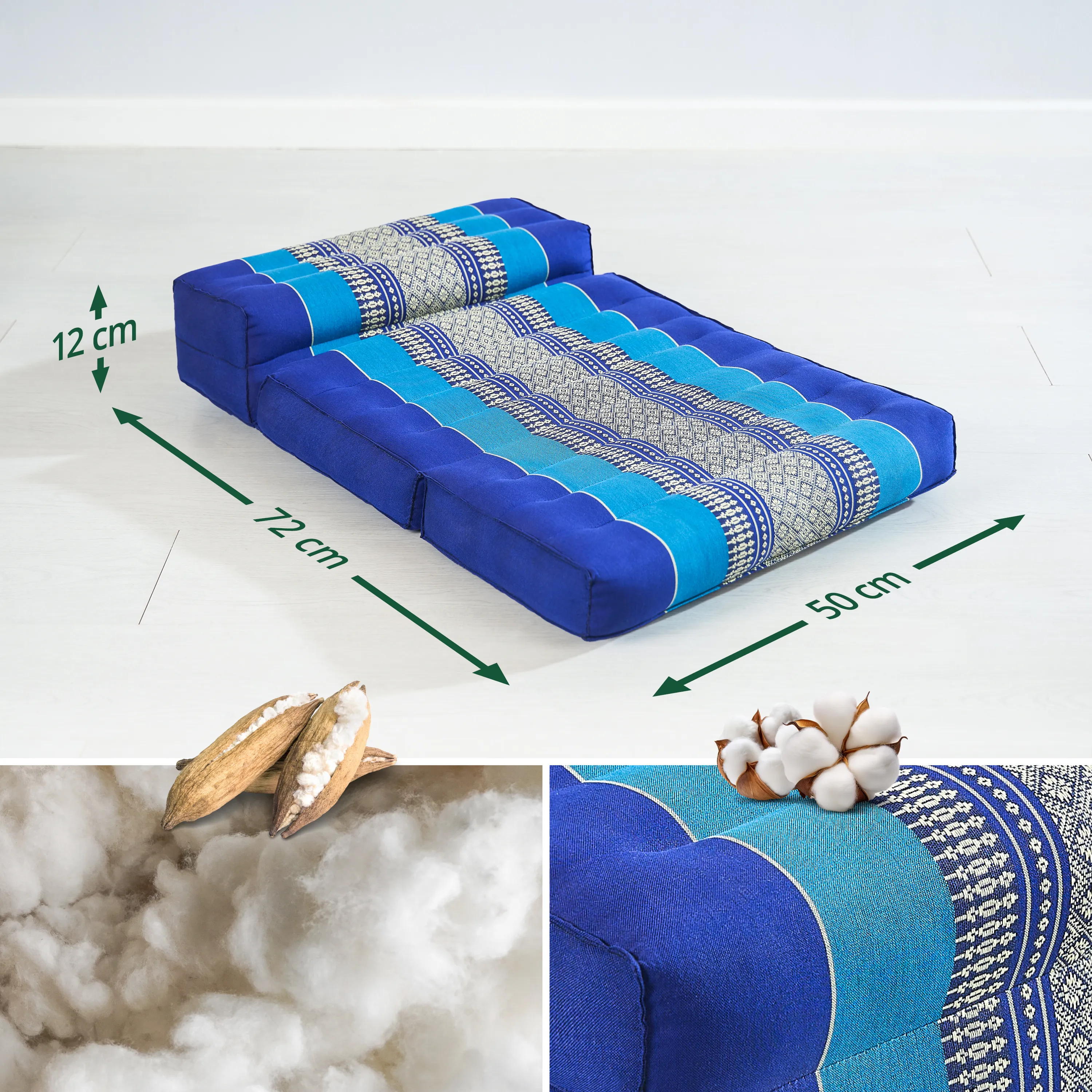 Coussin de maintien pliable en kapok