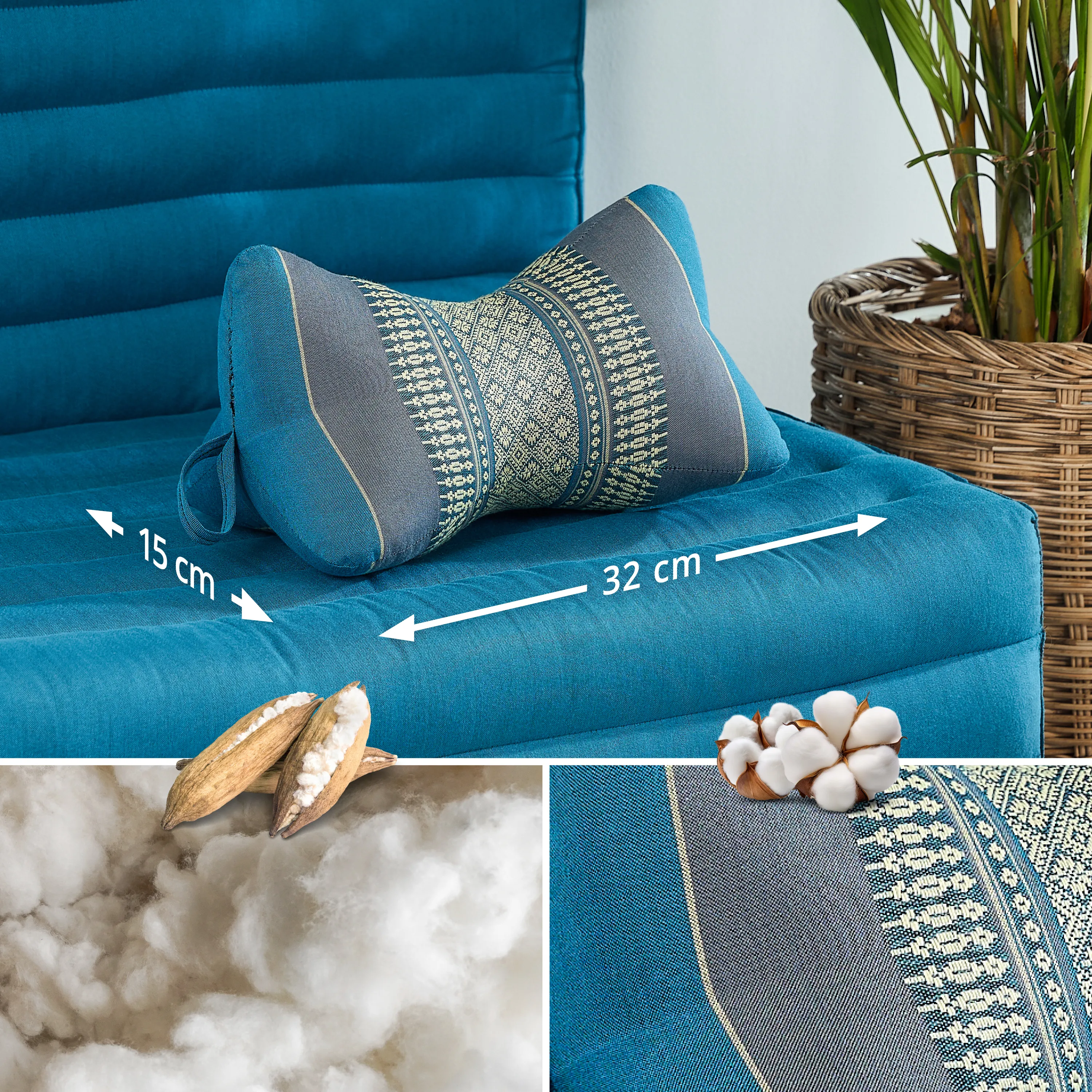 Coussin os en kapok