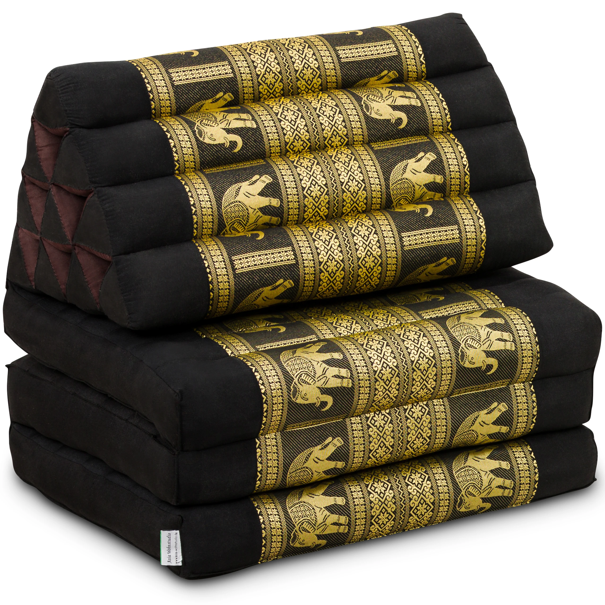Coussin thaï avec matelas 3 parties en kapok, Deluxe