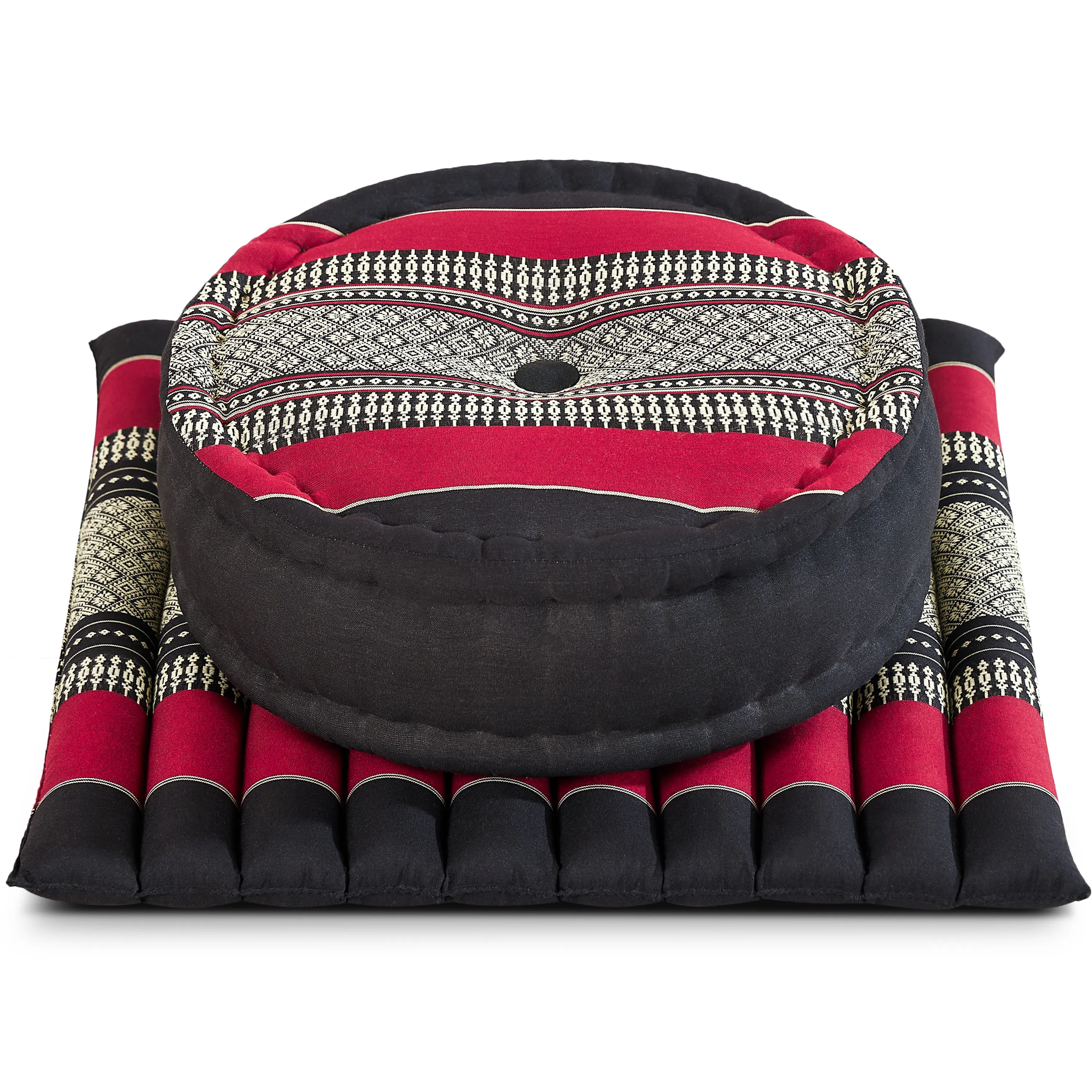 Set de coussins de méditation en kapok L