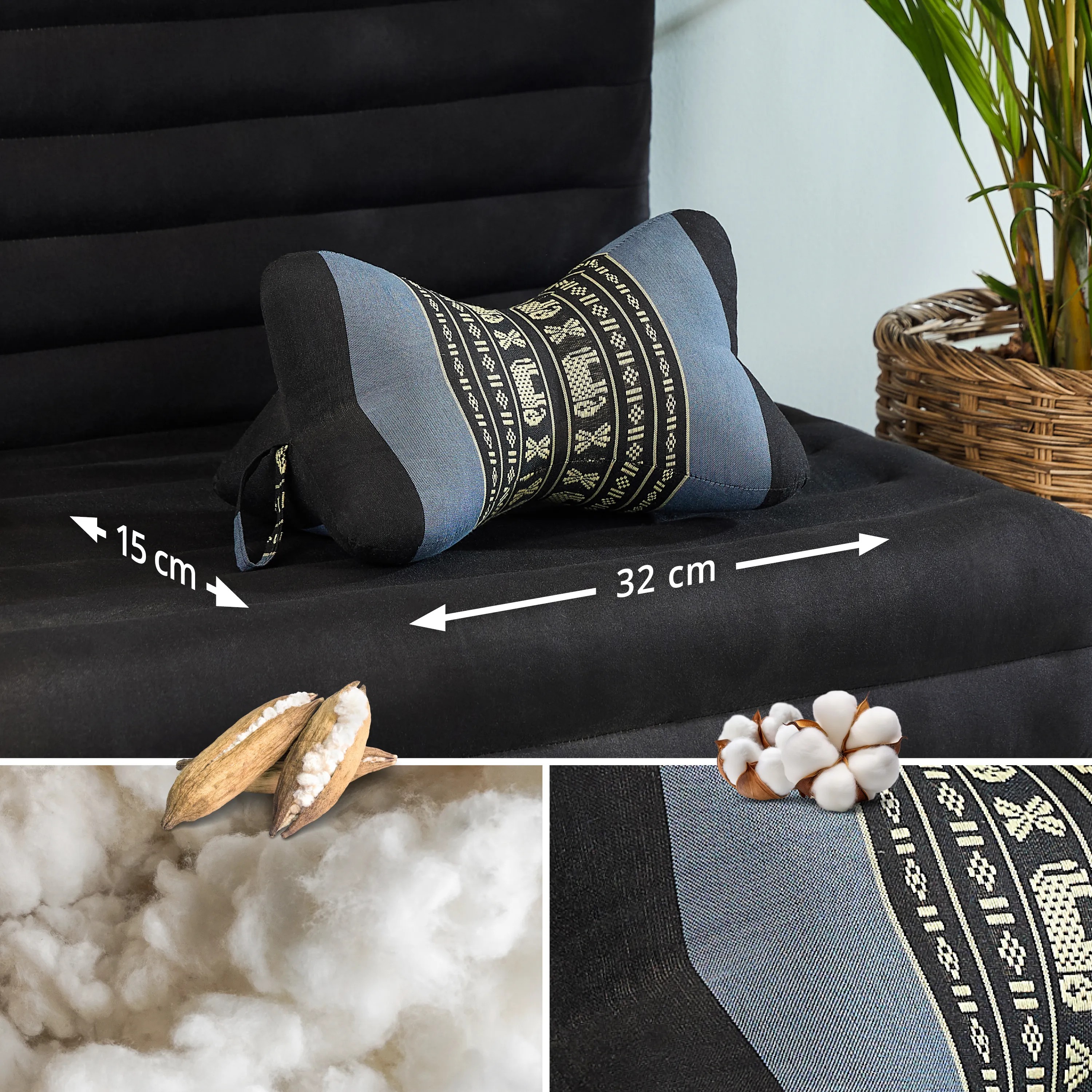 Coussin os en kapok