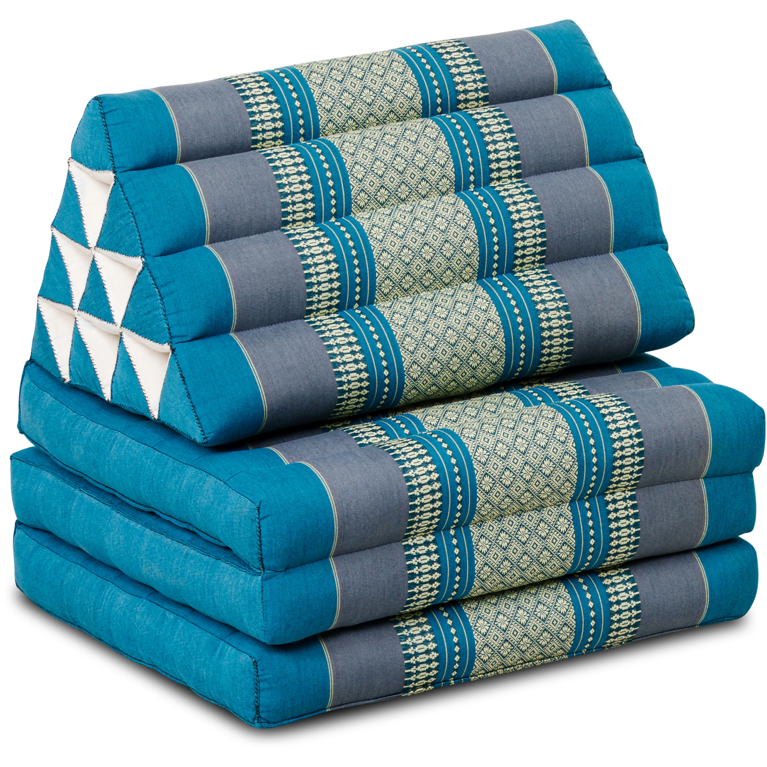 Coussin thaï avec matelas 3 parties en kapok, Classic