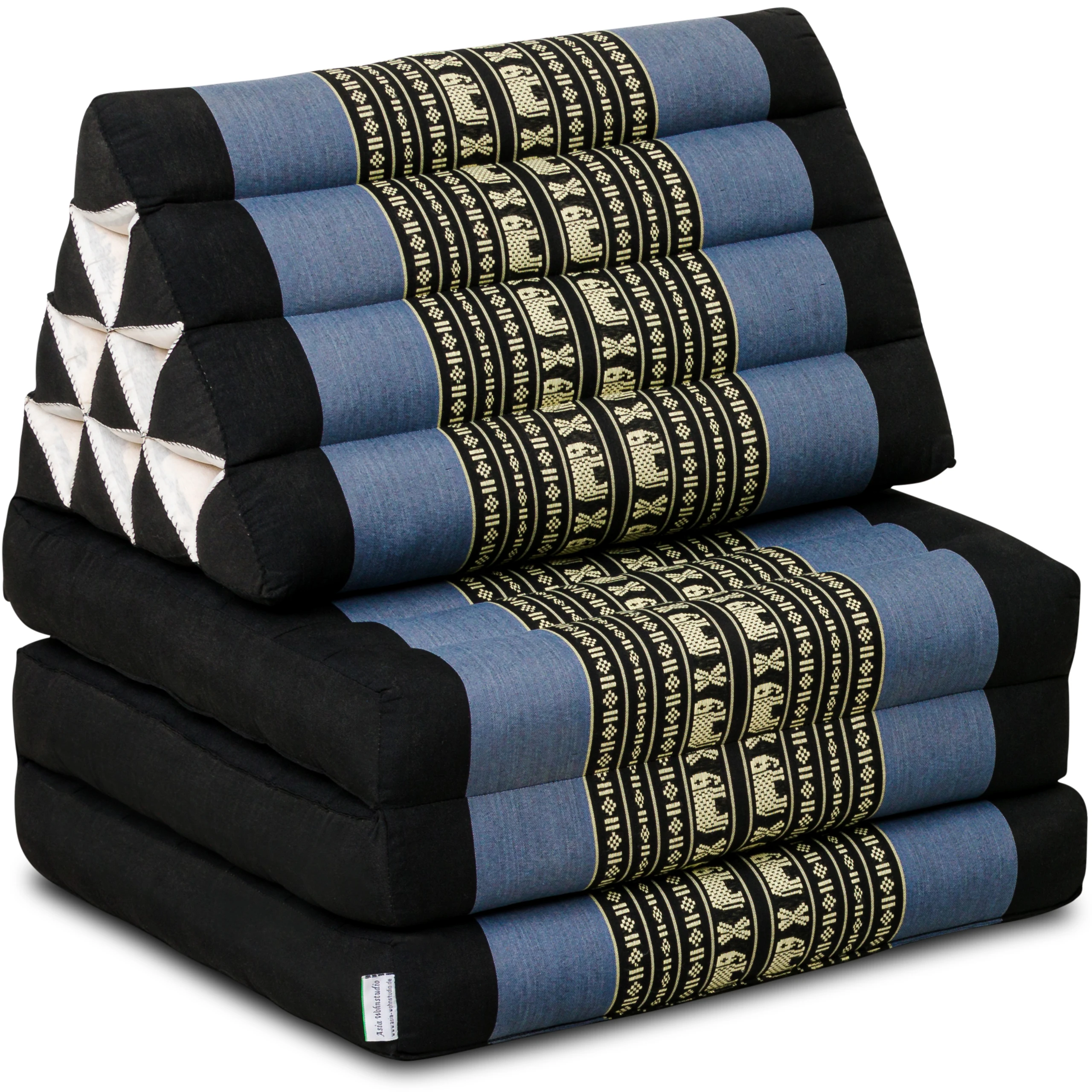 Coussin thaï avec matelas 3 parties en kapok, Classic