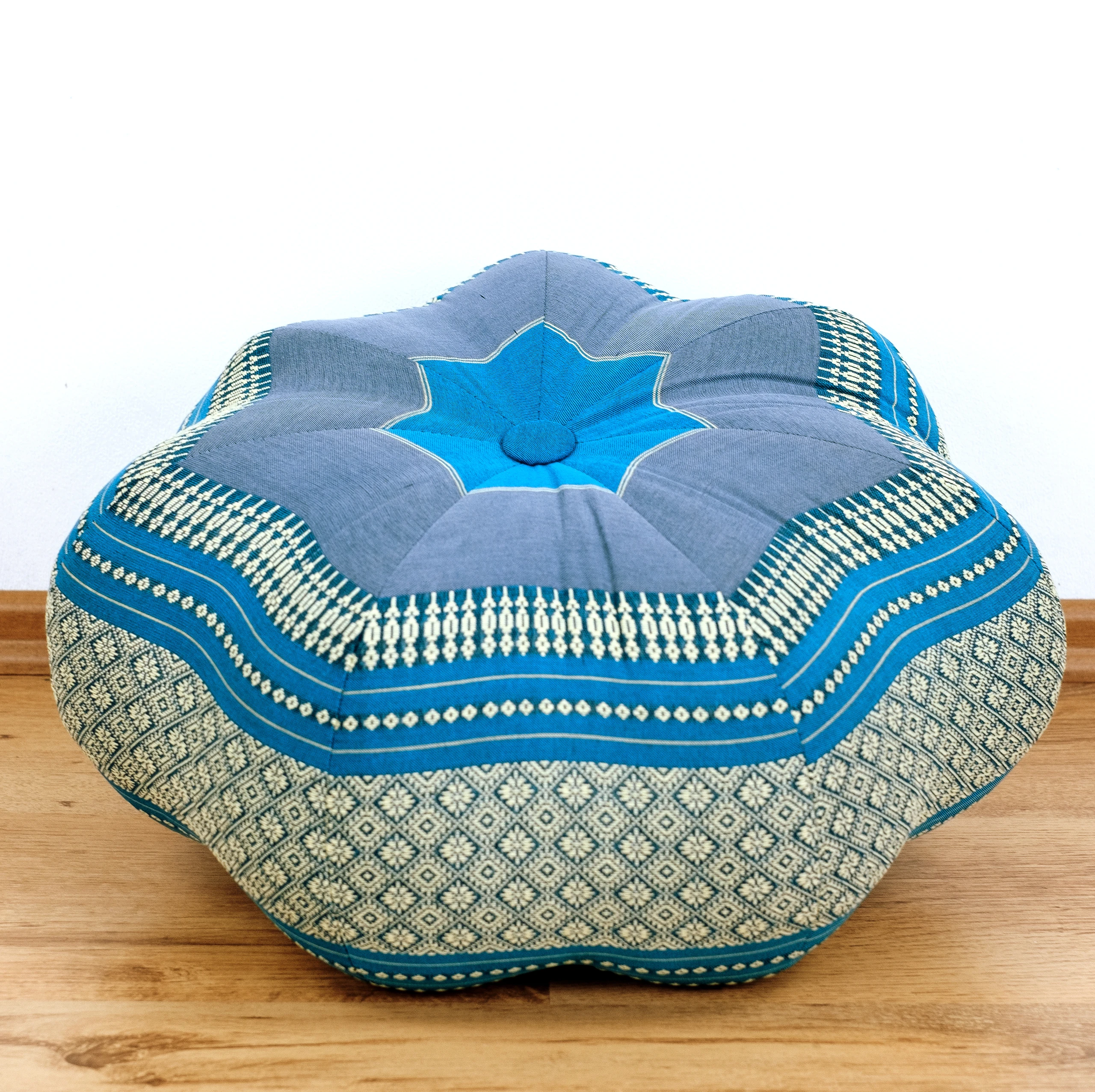 Zafu étoile grande taille en kapok