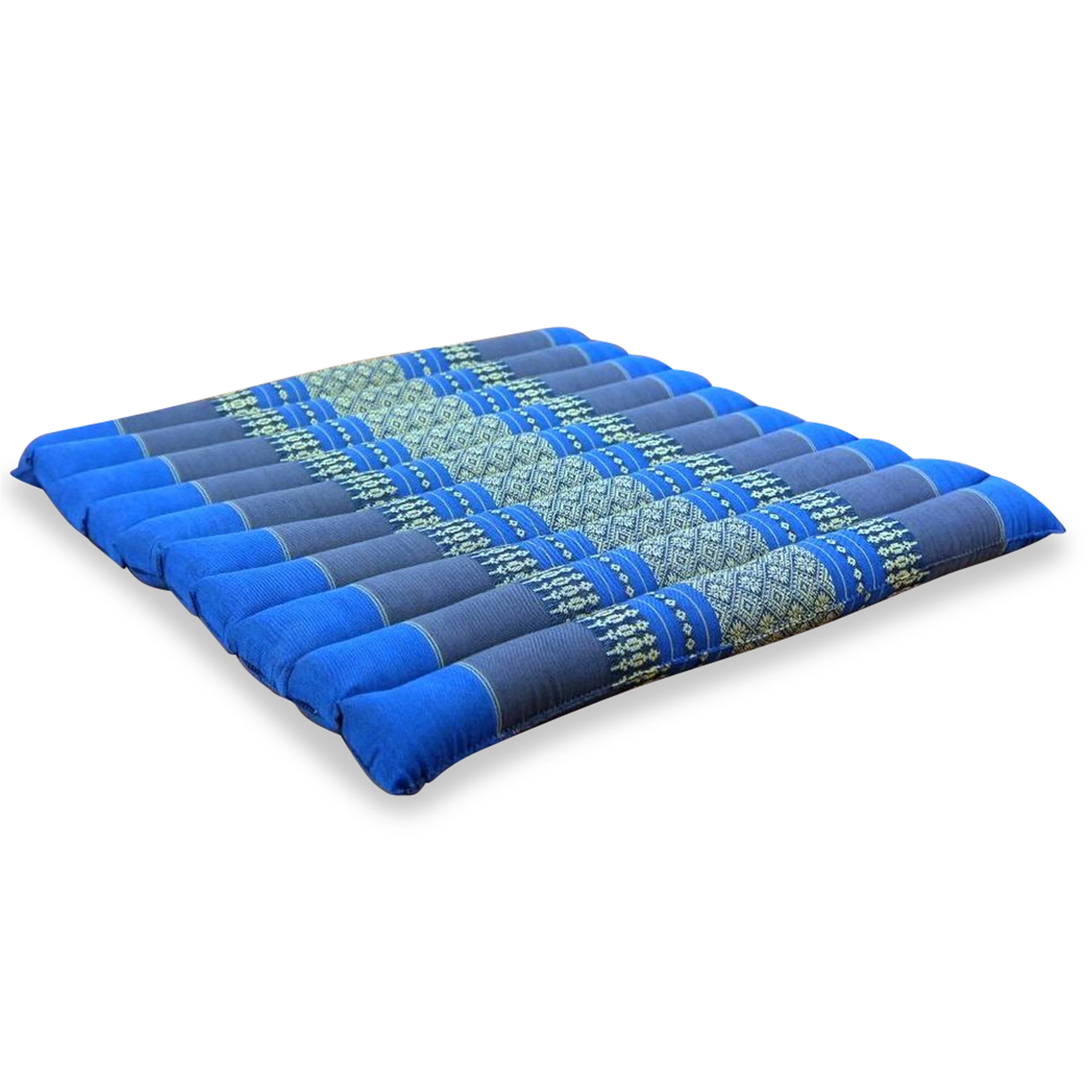 Coussin surpiqué en kapok 50 cm