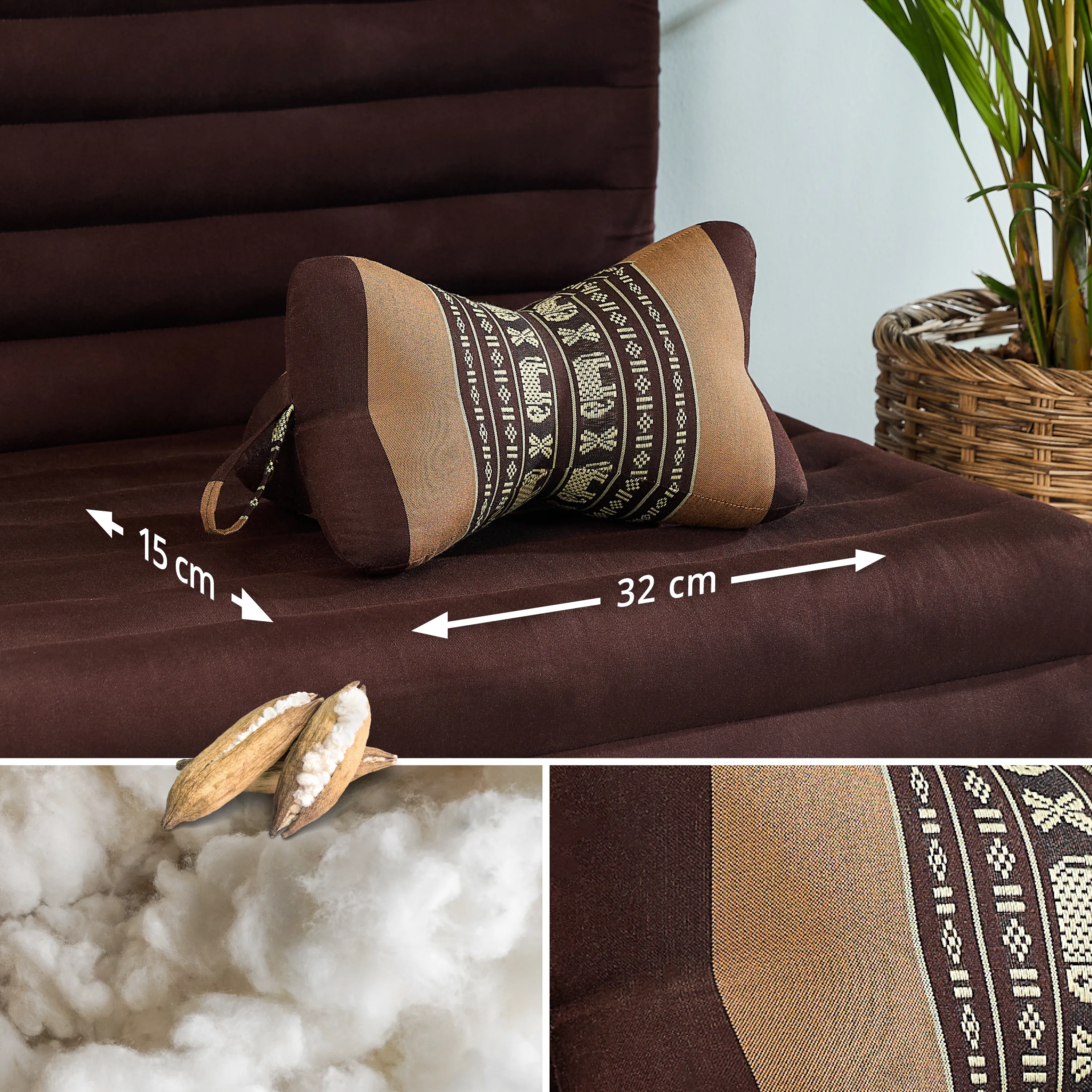 Coussin os en kapok