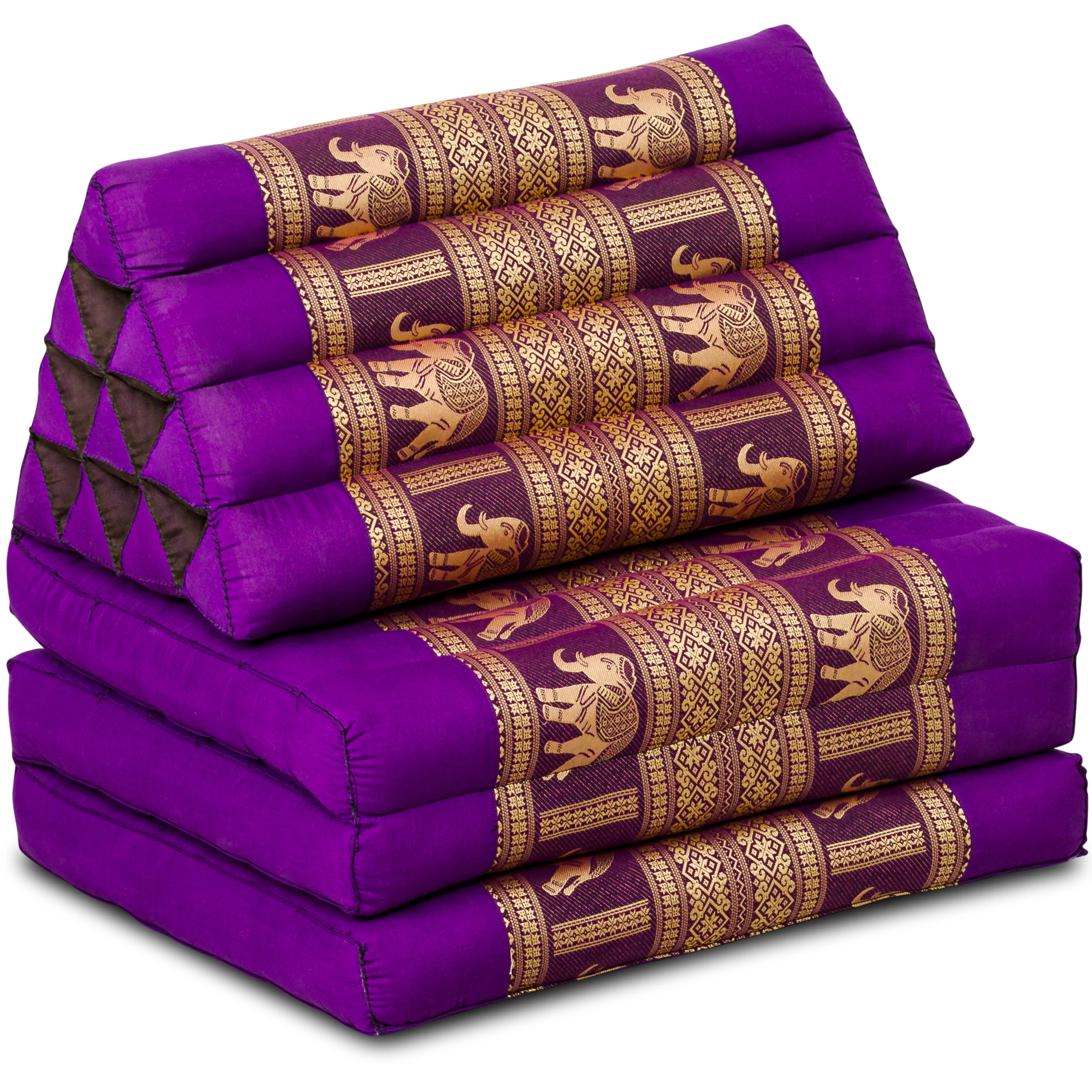Coussin thaï avec matelas 3 parties en kapok, Deluxe