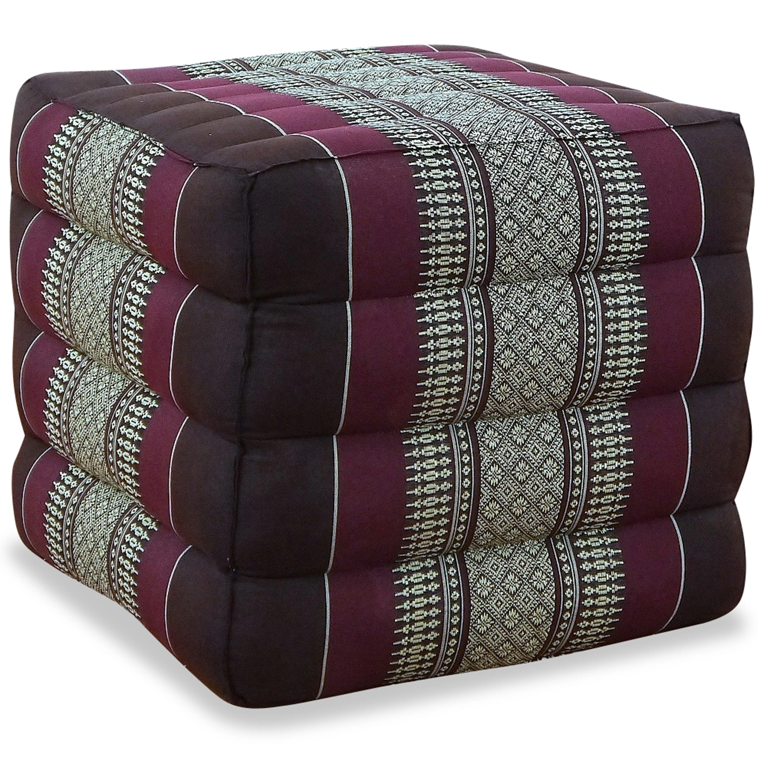 Coussin cube en kapok