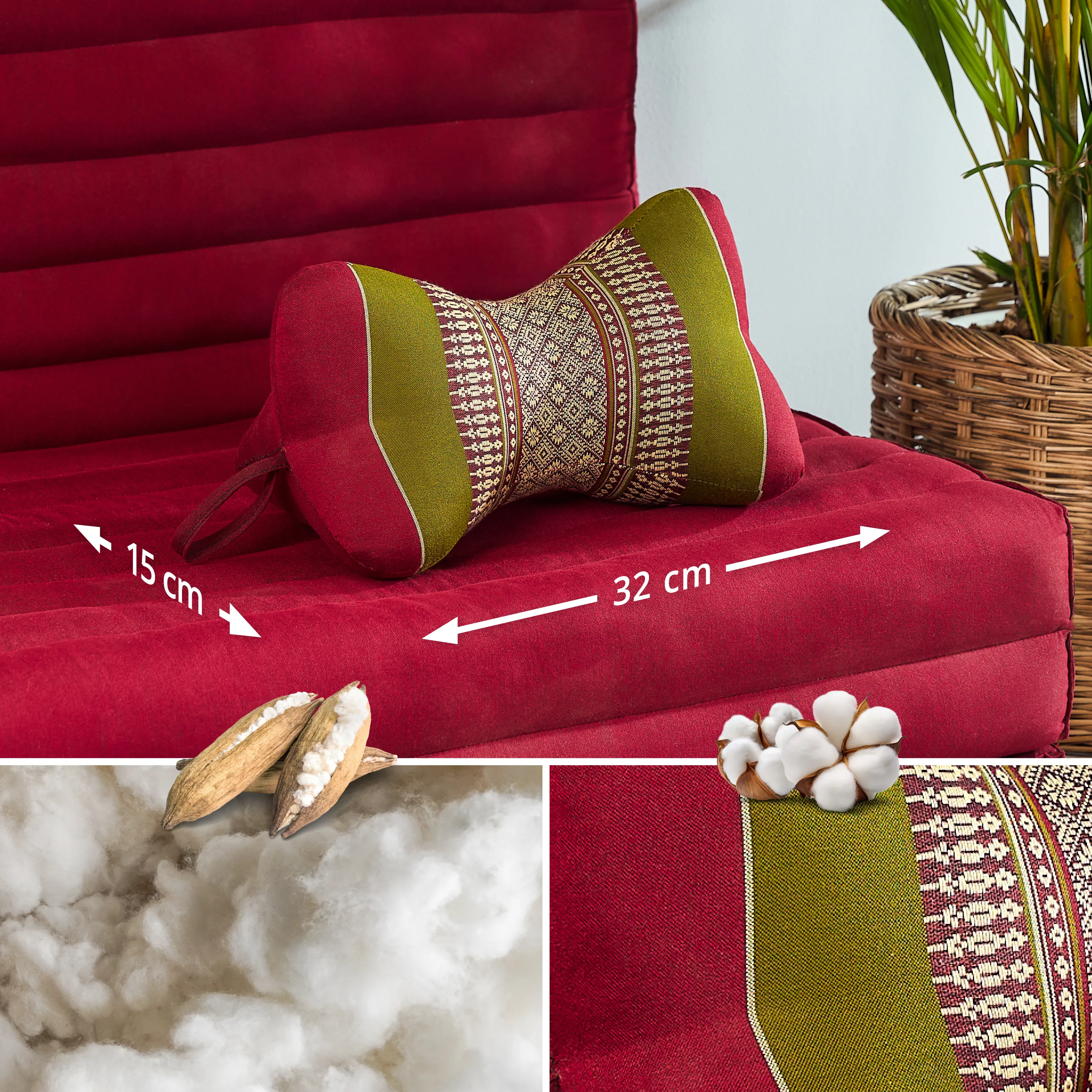 Coussin os en kapok