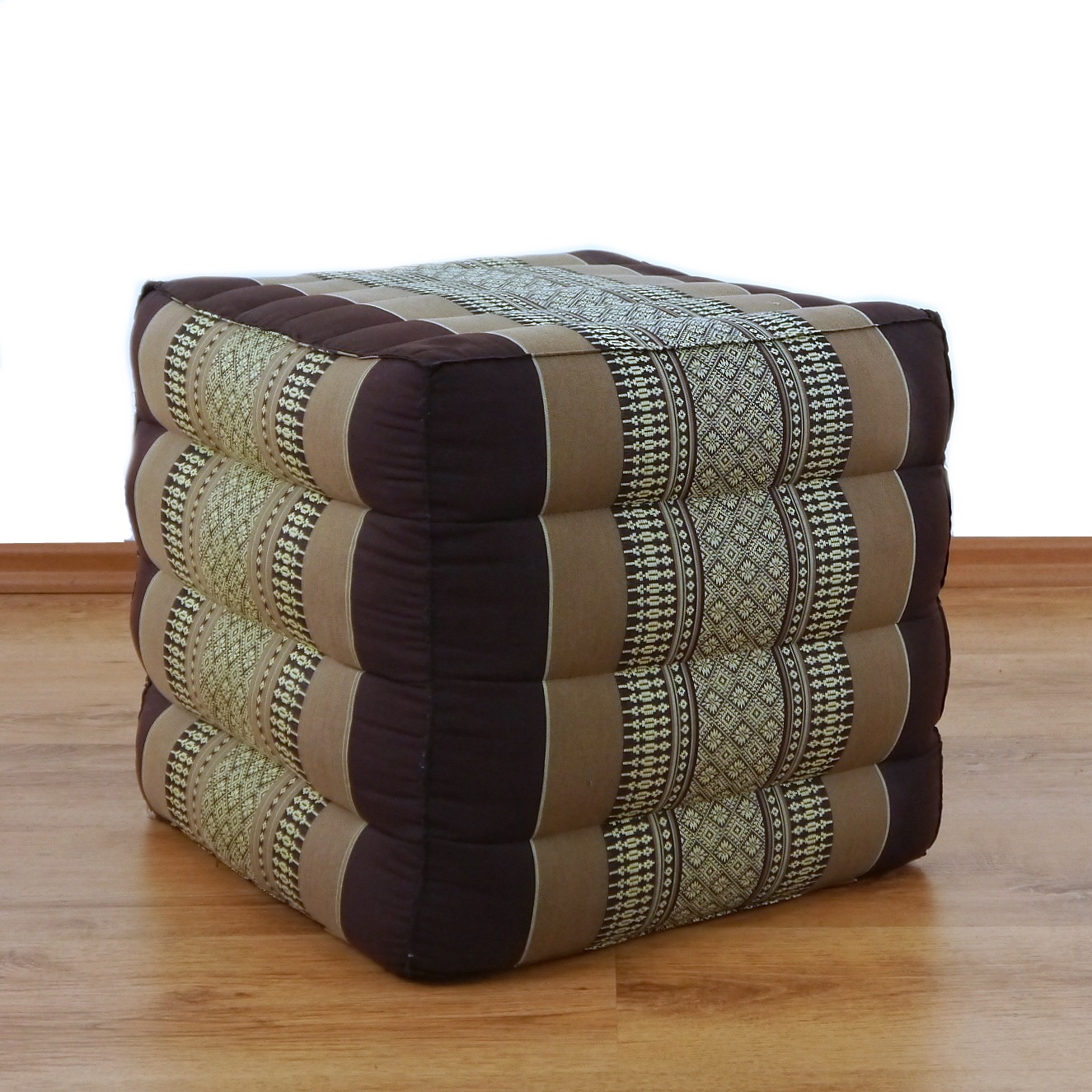Coussin cube en kapok