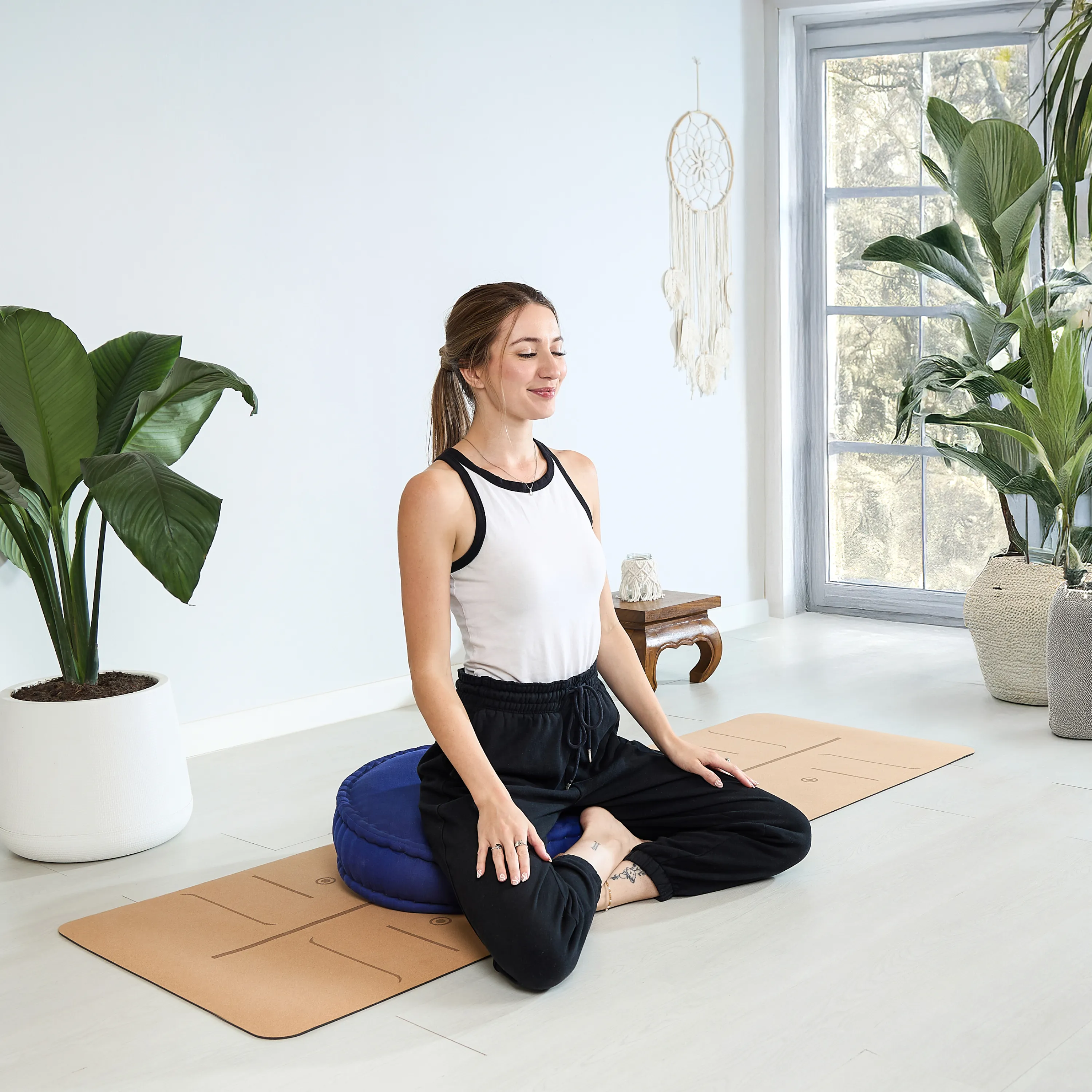 Zafu grande taille en kapok, Basic