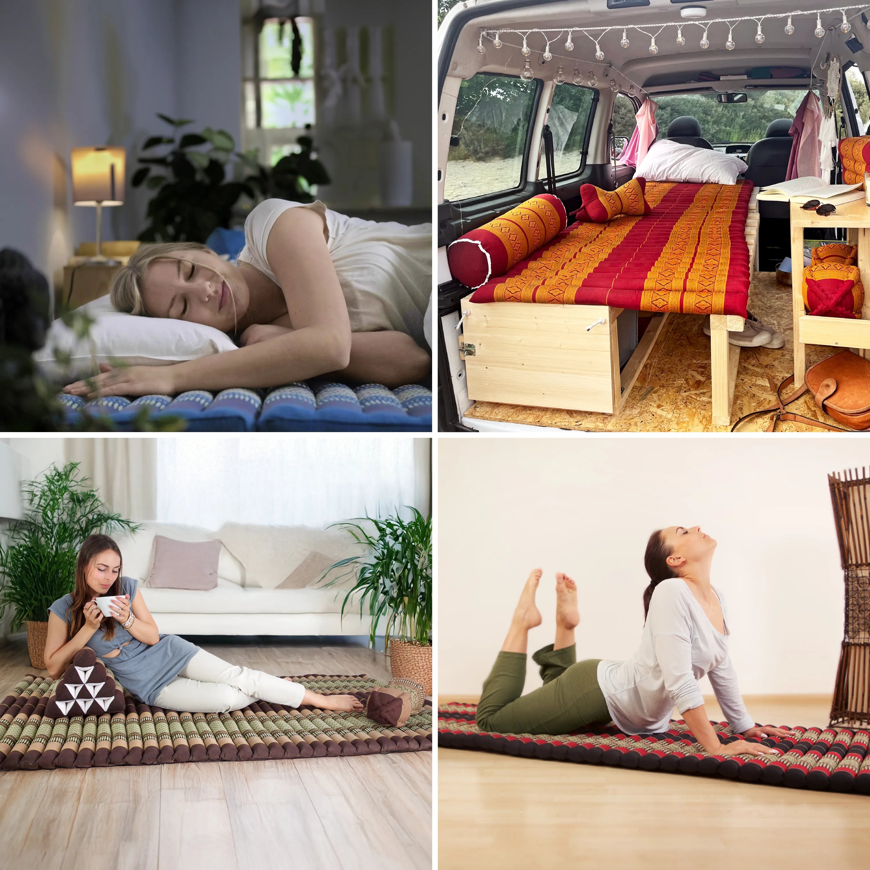 Tapis enroulable en kapok, 110 cm de large