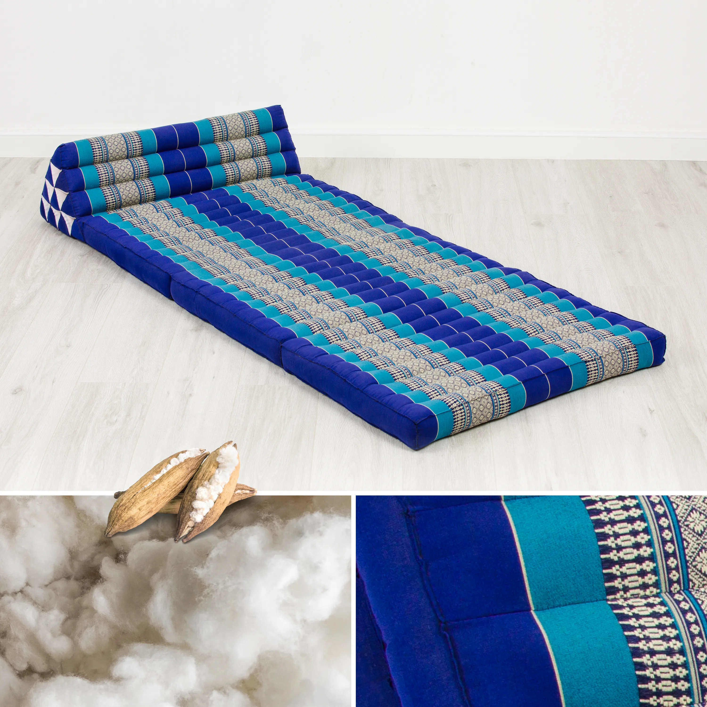 Coussin thaï en kapok largeur XXL