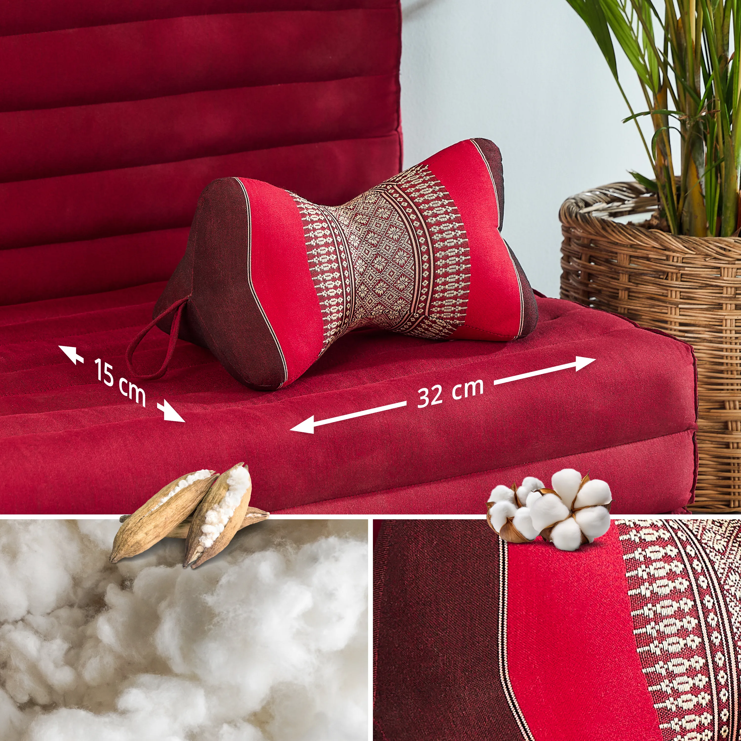 Coussin os en kapok
