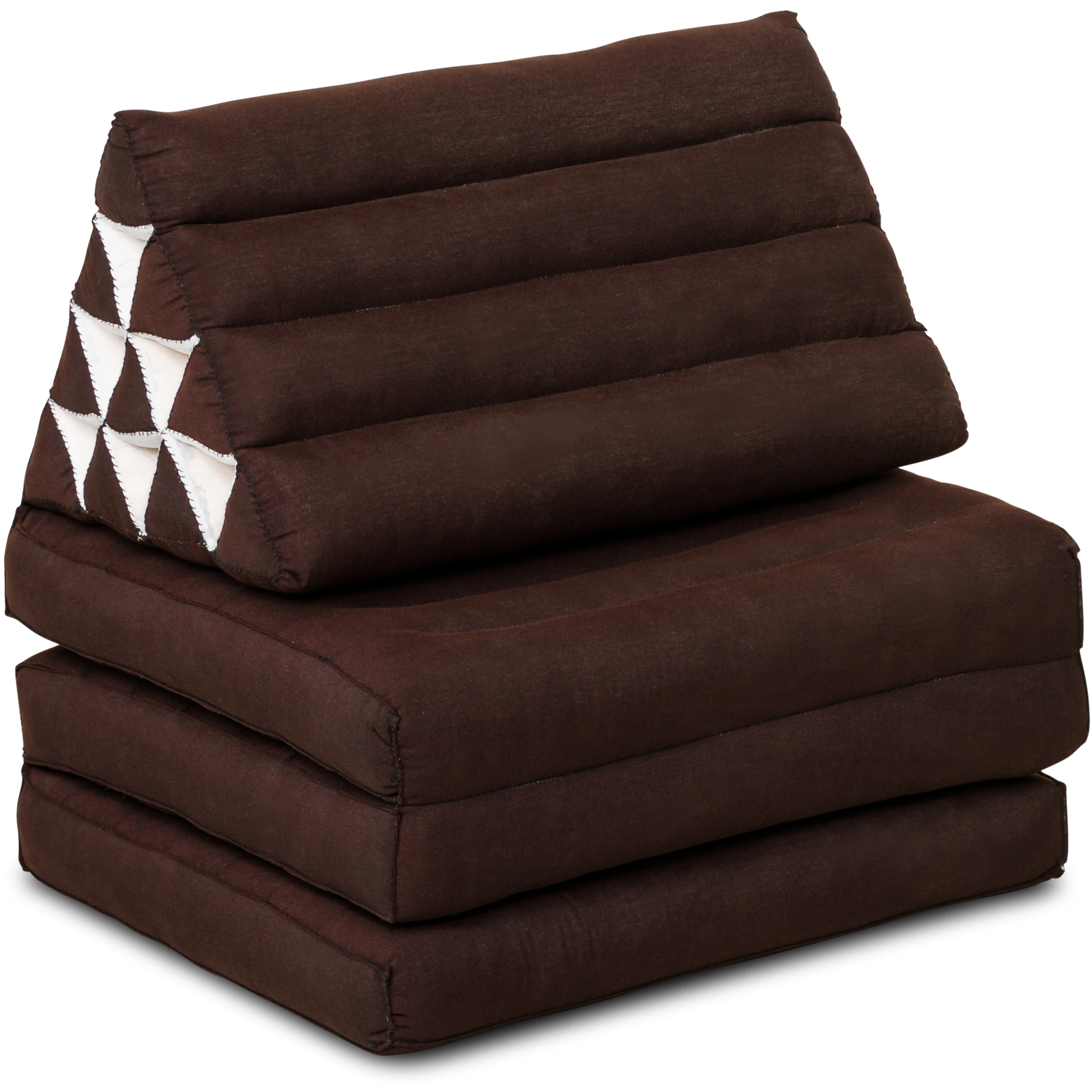 Coussin thaï avec matelas 3 parties en kapok, Basic