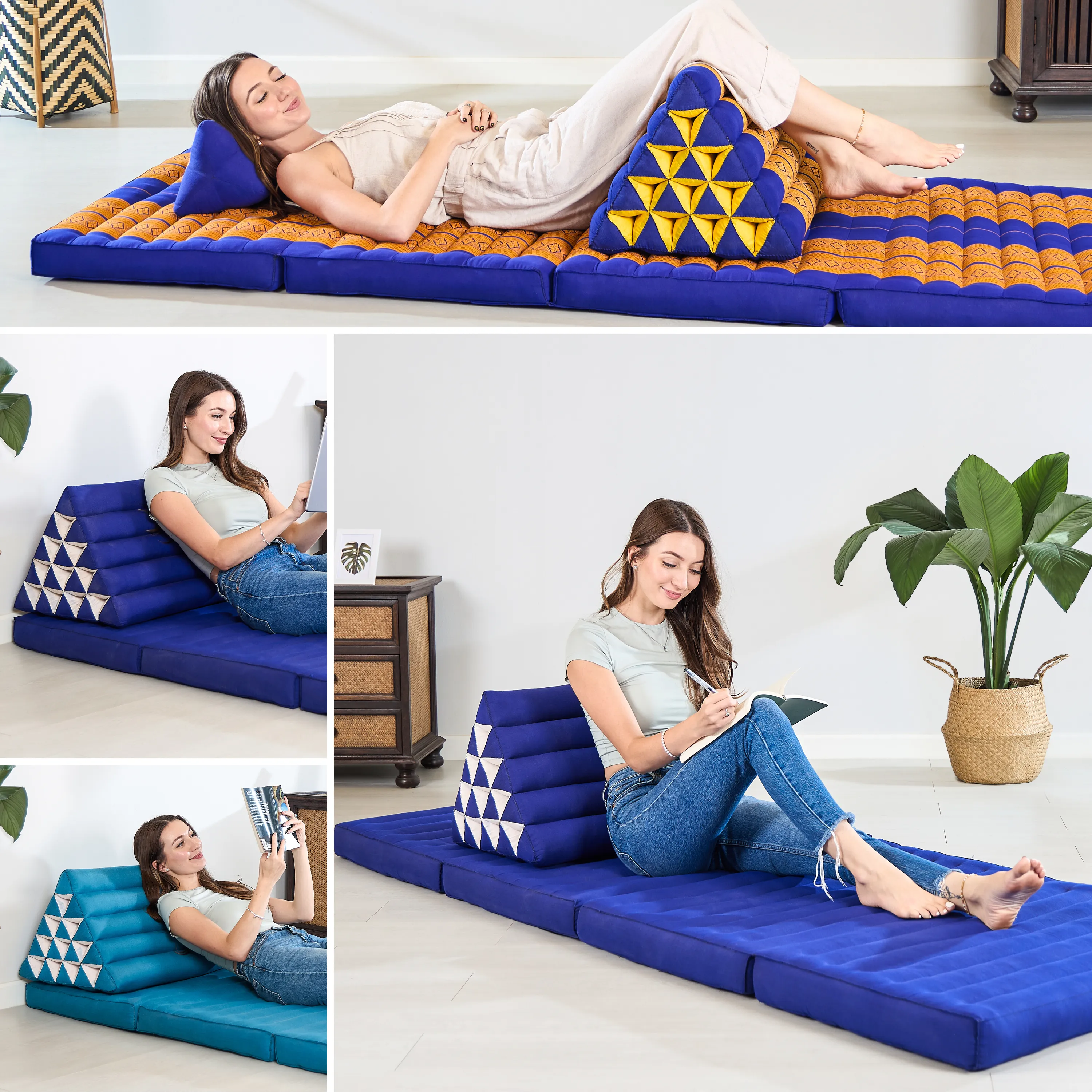 Coussin triangulaire haut en kapok, Basic