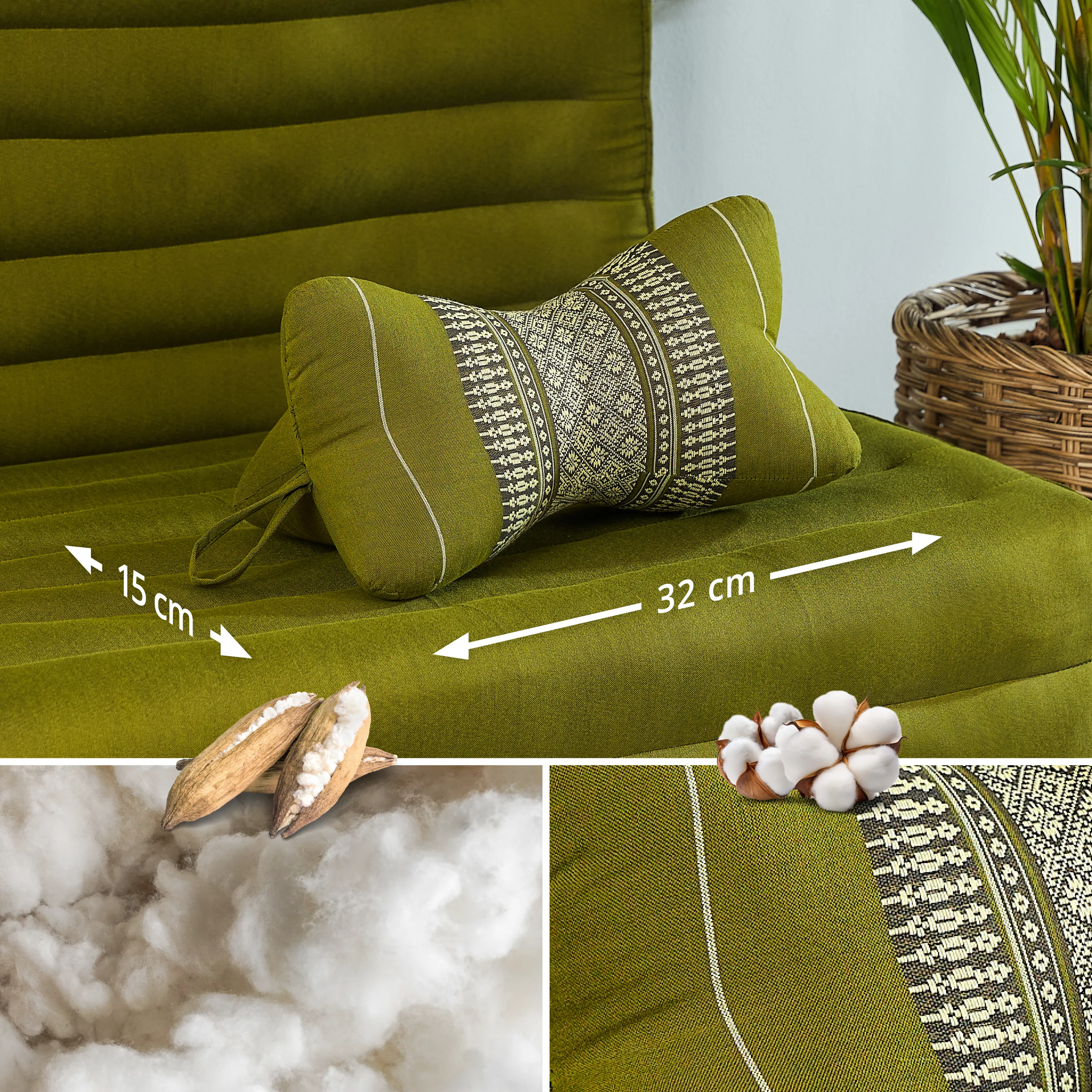 Coussin os en kapok