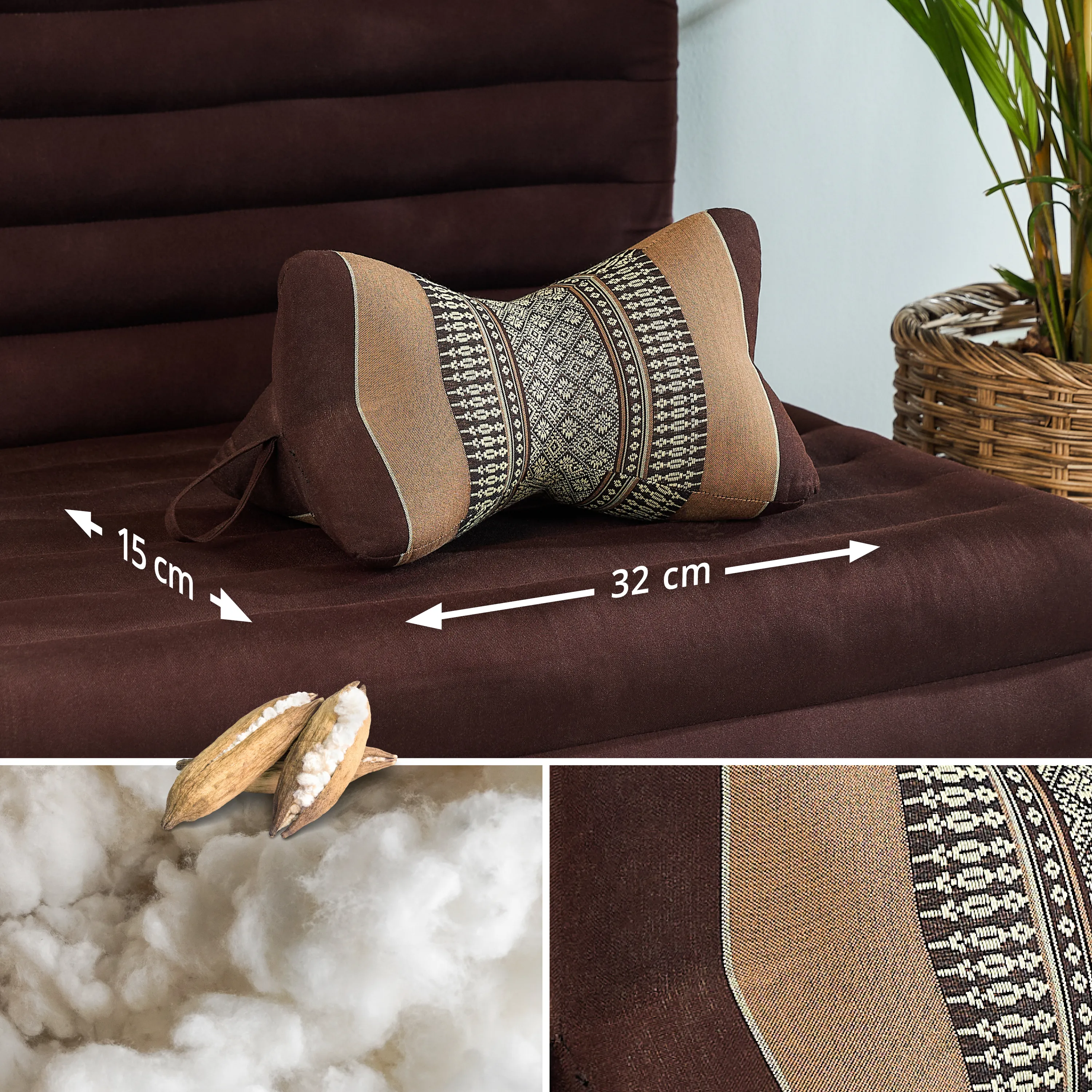 Coussin os en kapok