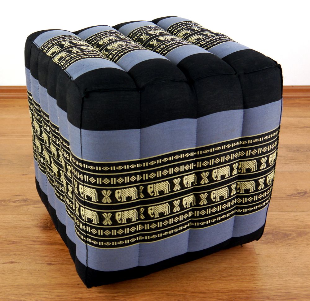 Coussin cube en kapok