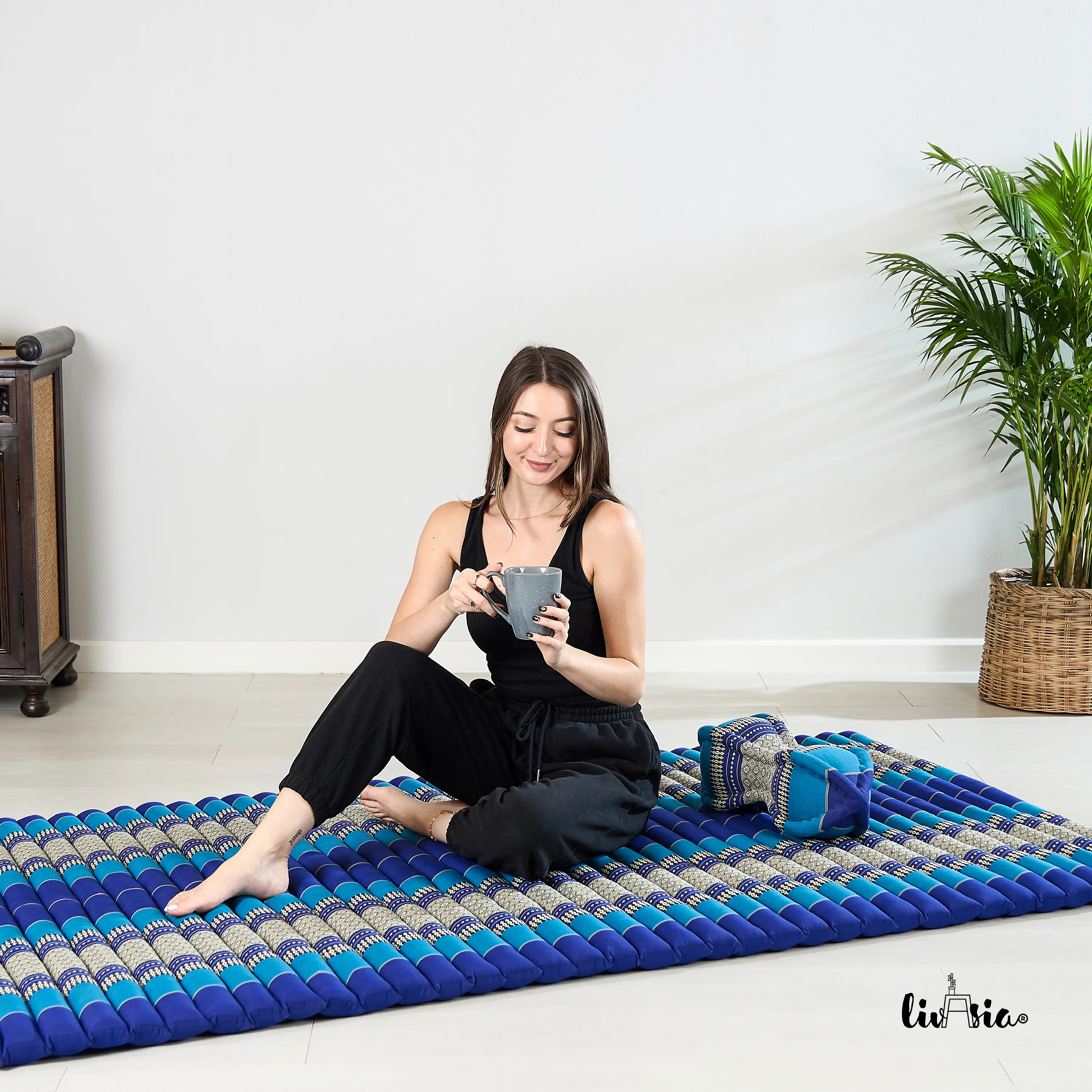 Coussin papaye en kapok