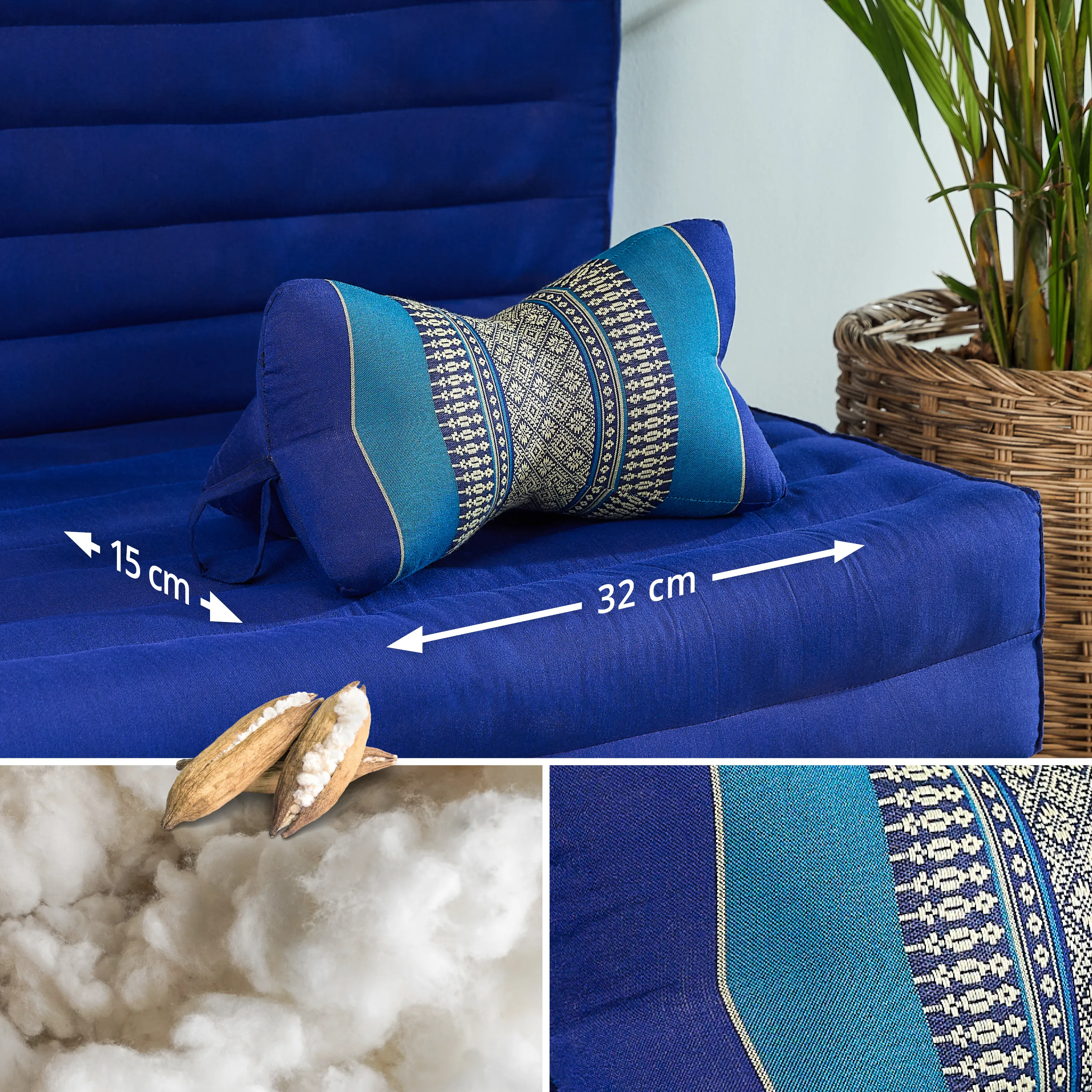 Coussin os en kapok