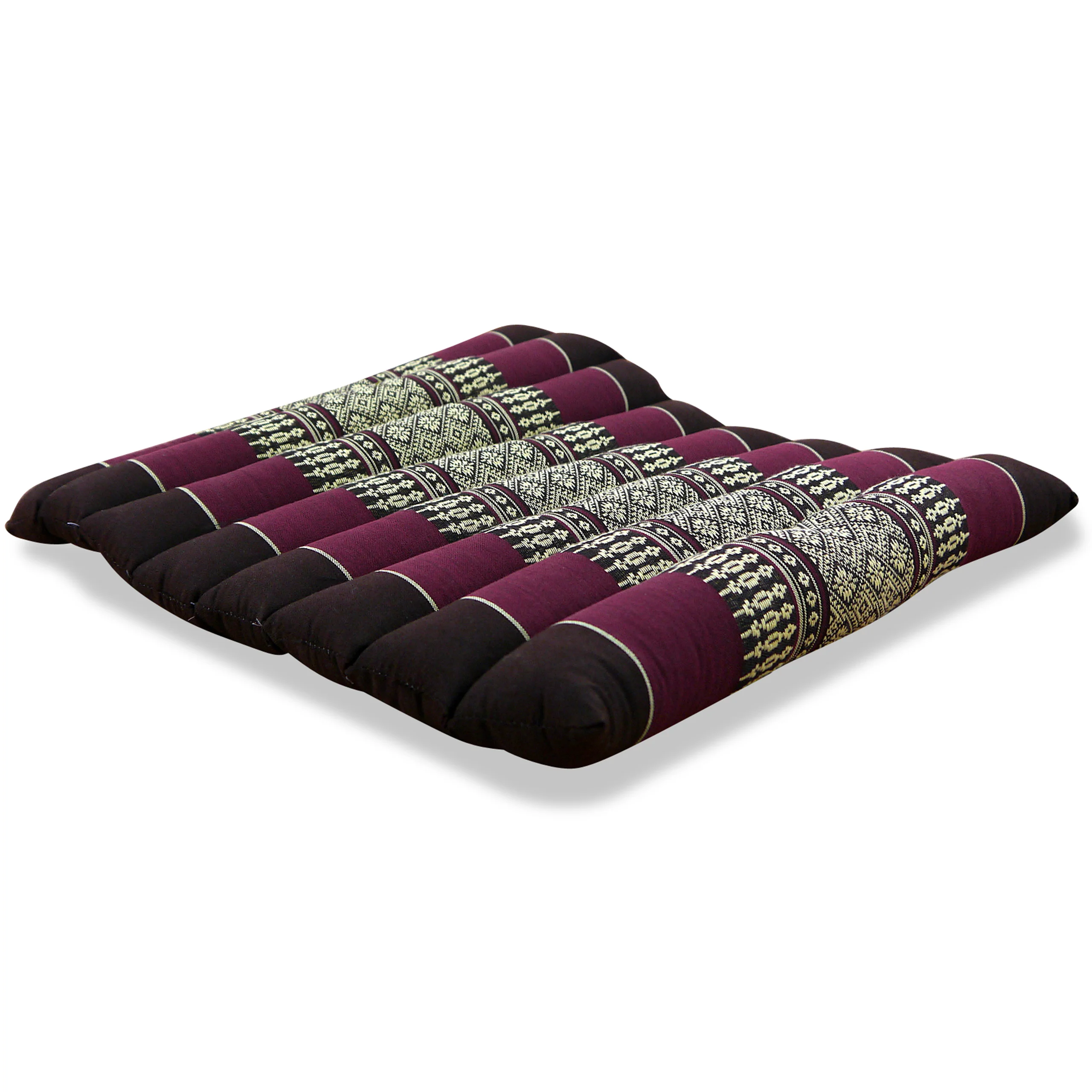 Coussin surpiqué en kapok 35 cm