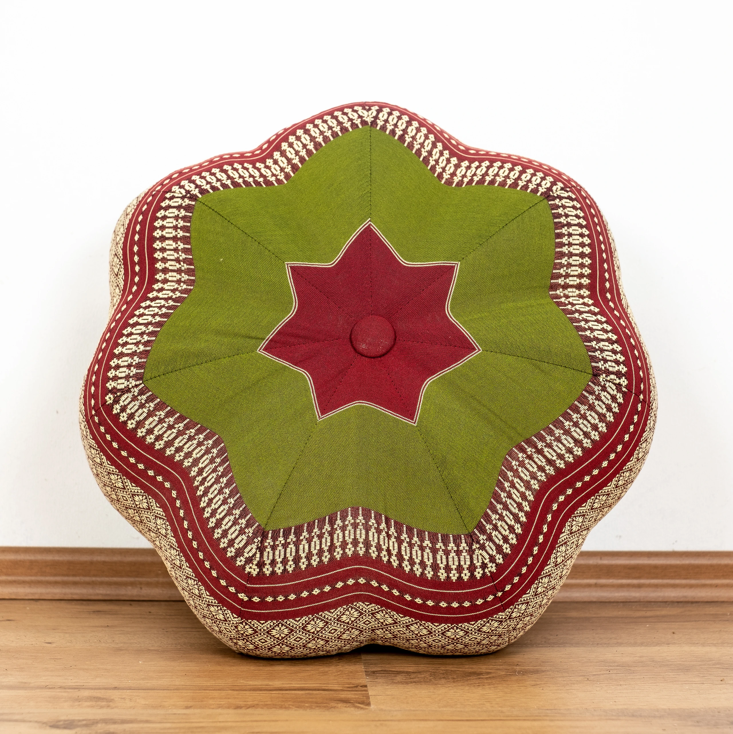 Zafu étoile grande taille en kapok