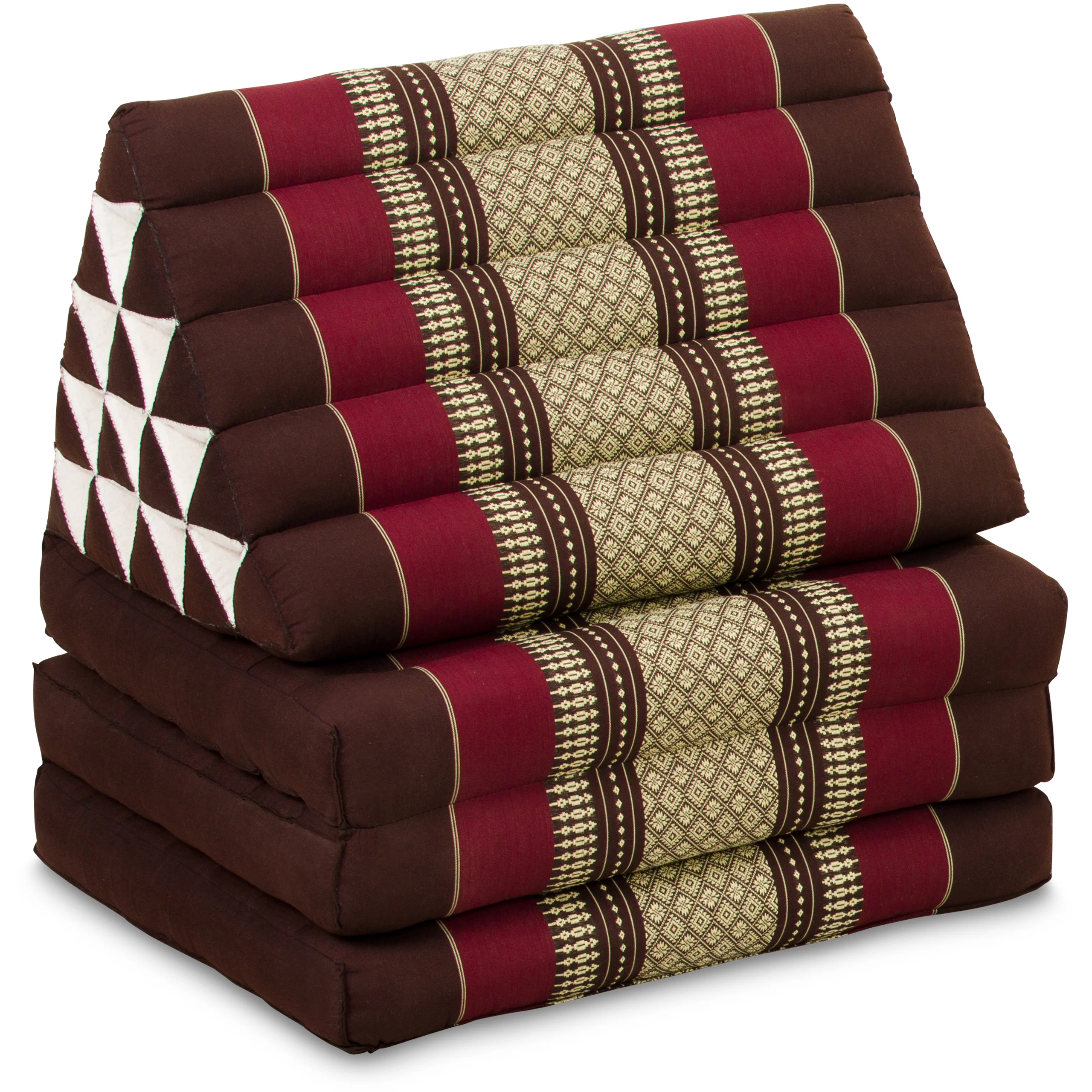 Coussin thaï en kapok hauteur XXL