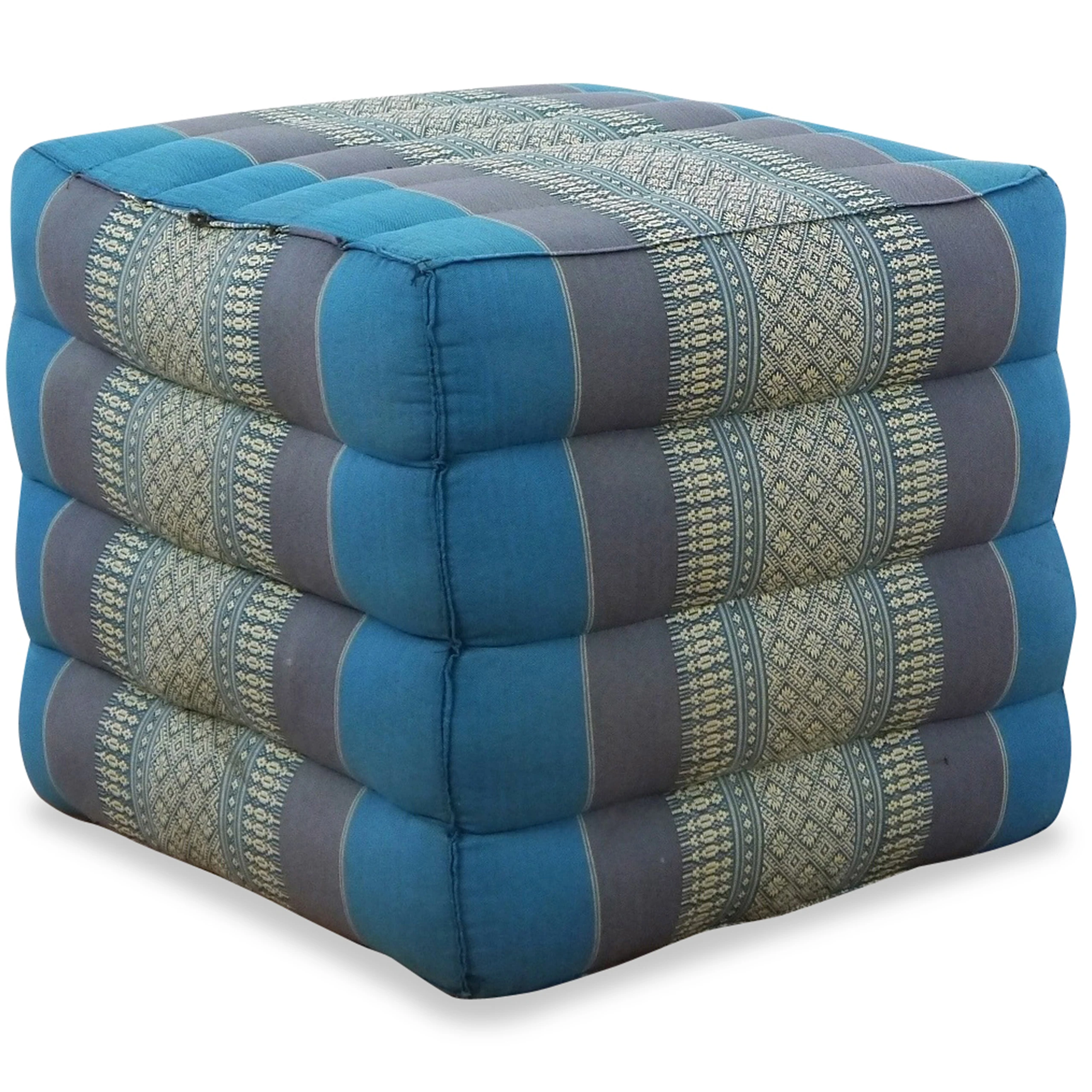 Coussin cube en kapok