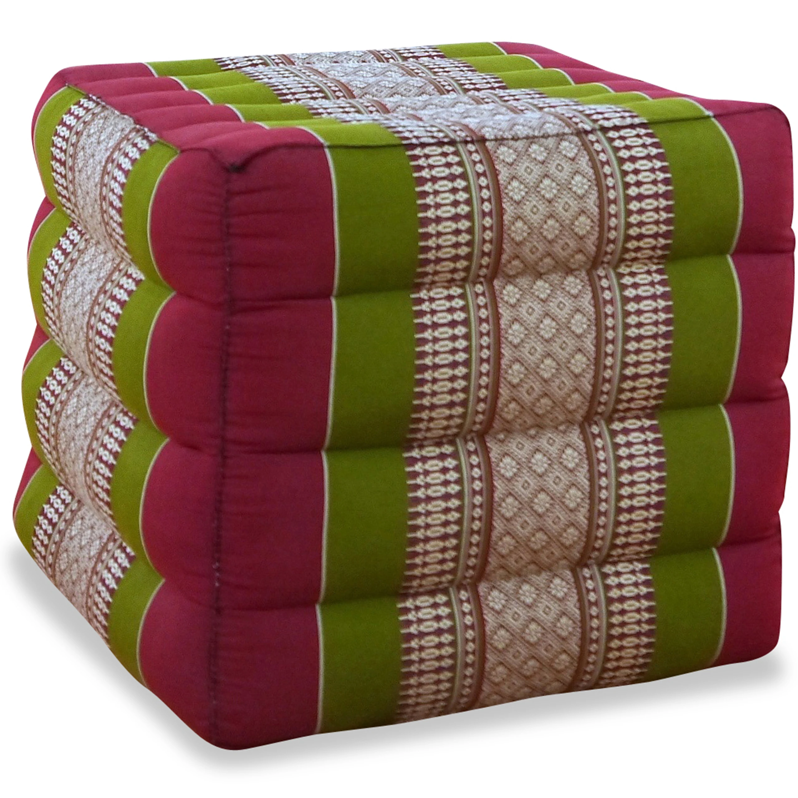 Coussin cube en kapok