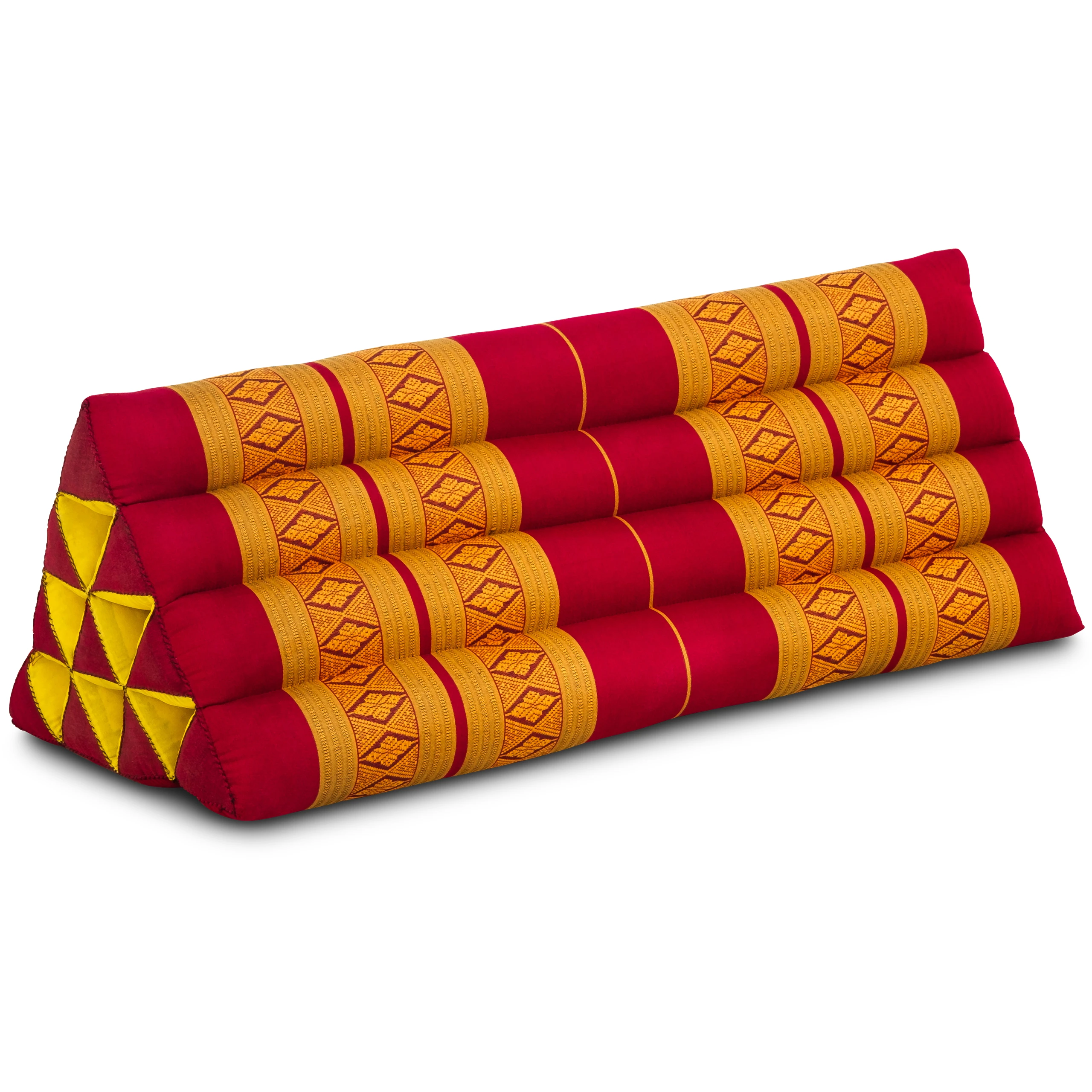 Coussin triangulaire large en kapok
