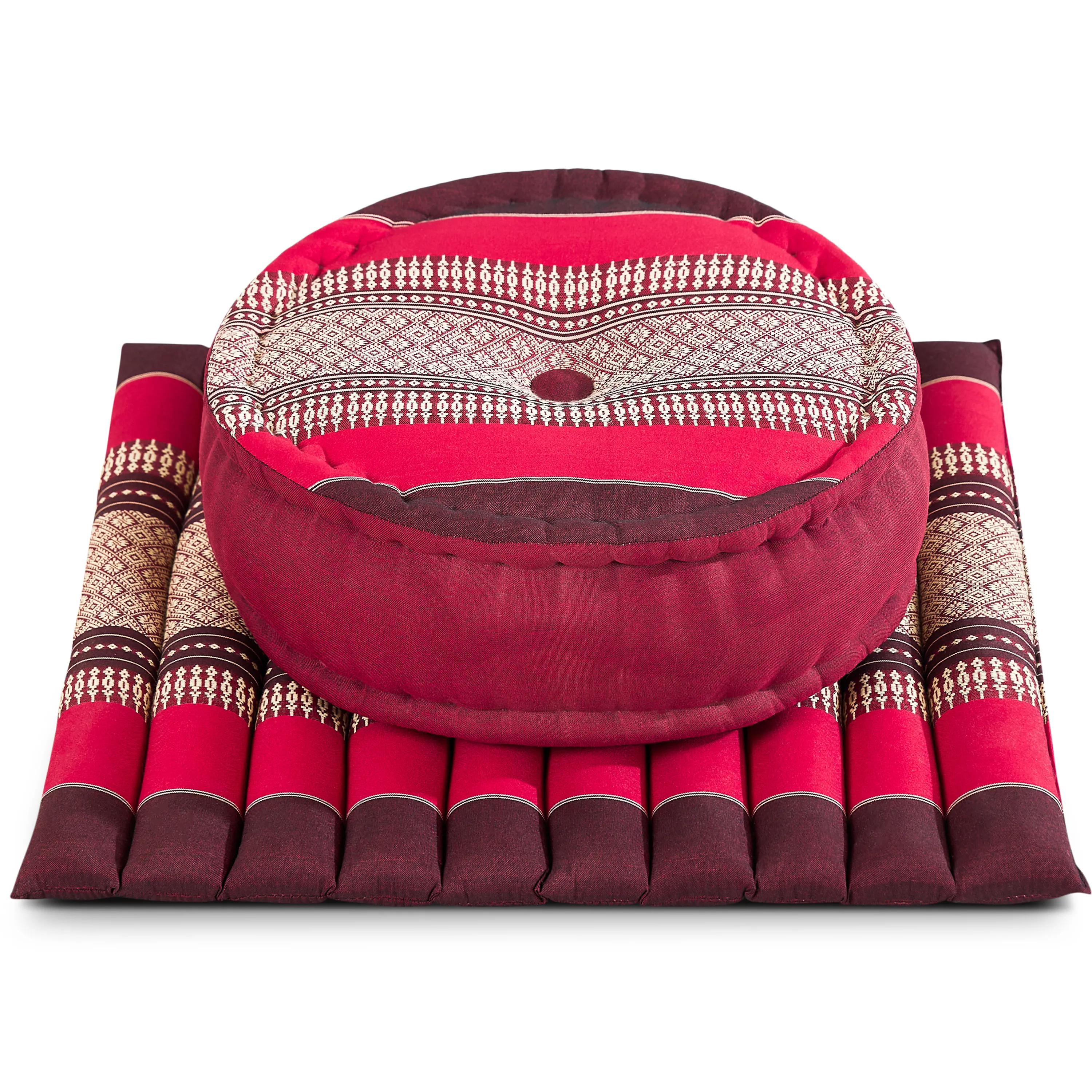 Set de coussins de méditation en kapok L