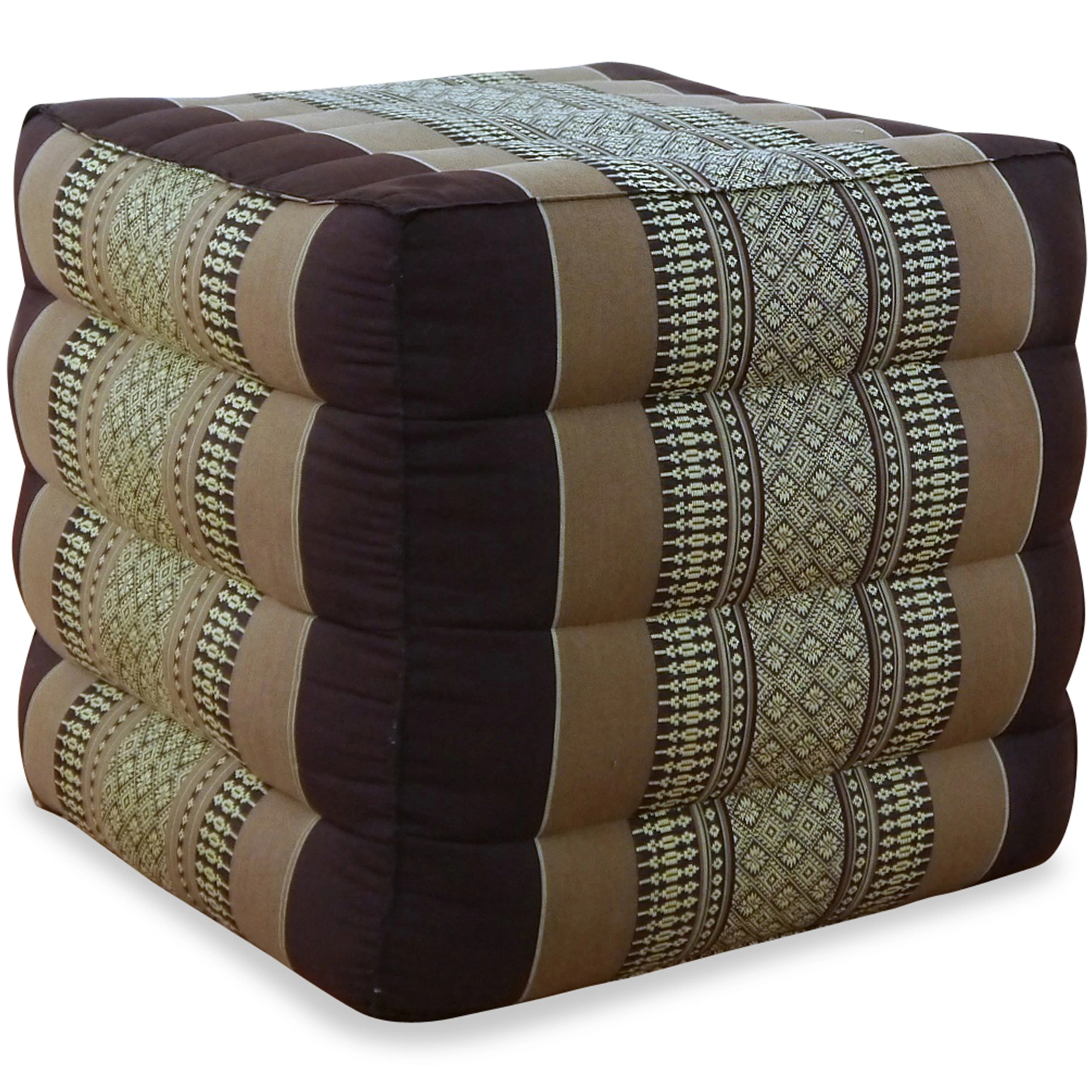 Coussin cube en kapok