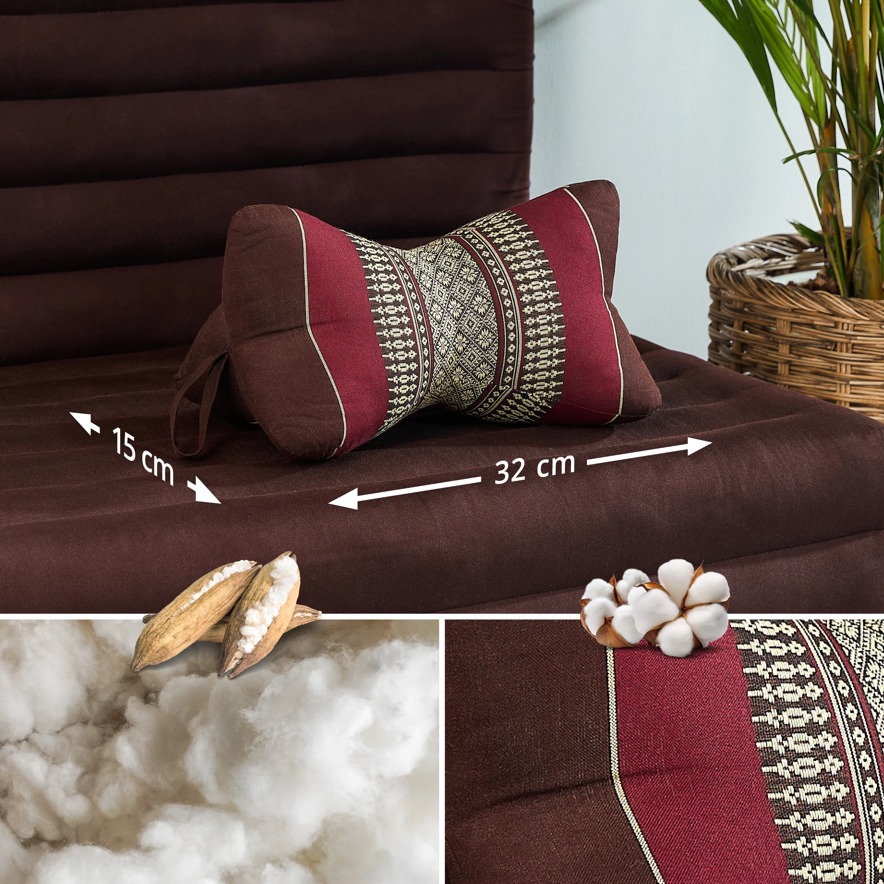 Coussin os en kapok
