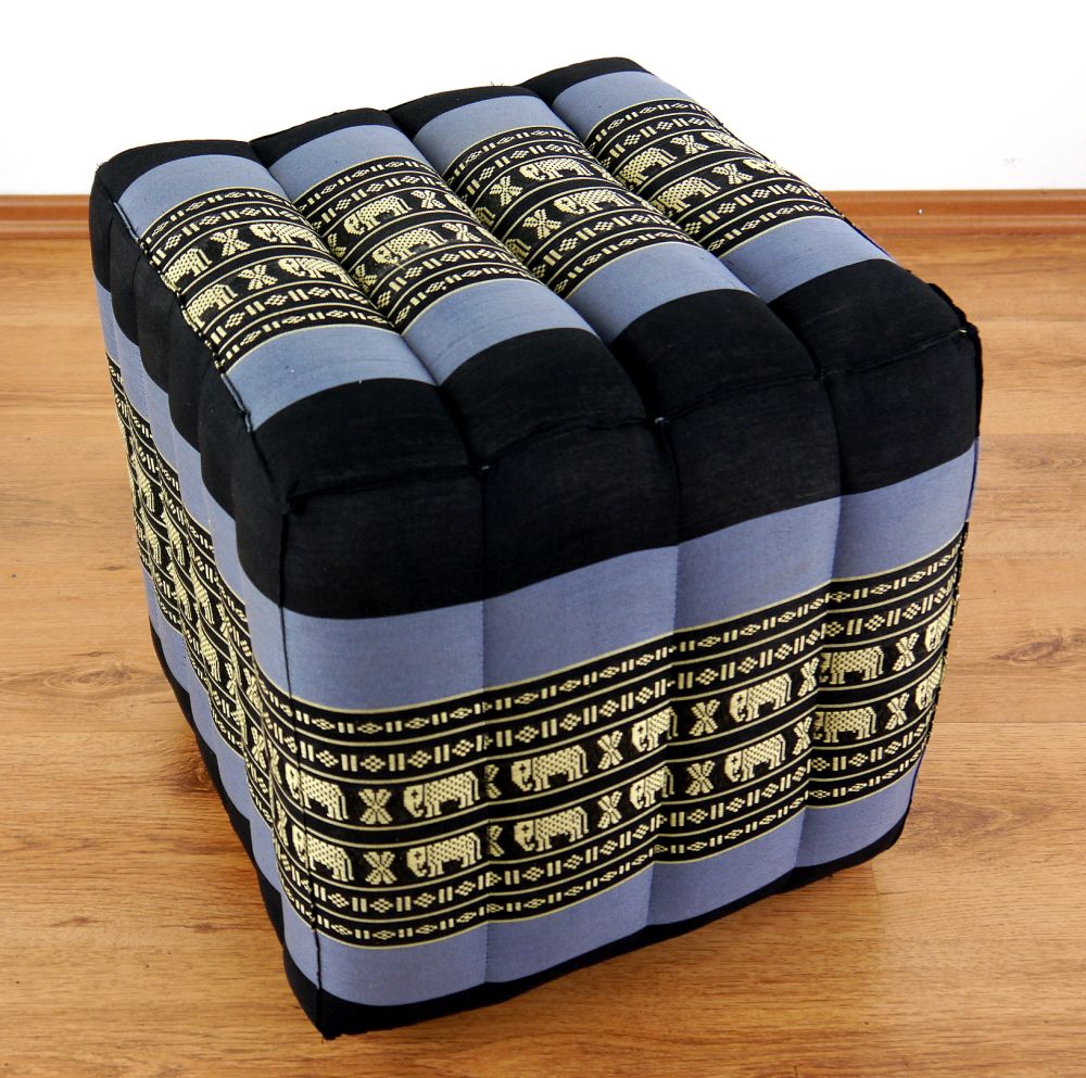 Coussin cube en kapok